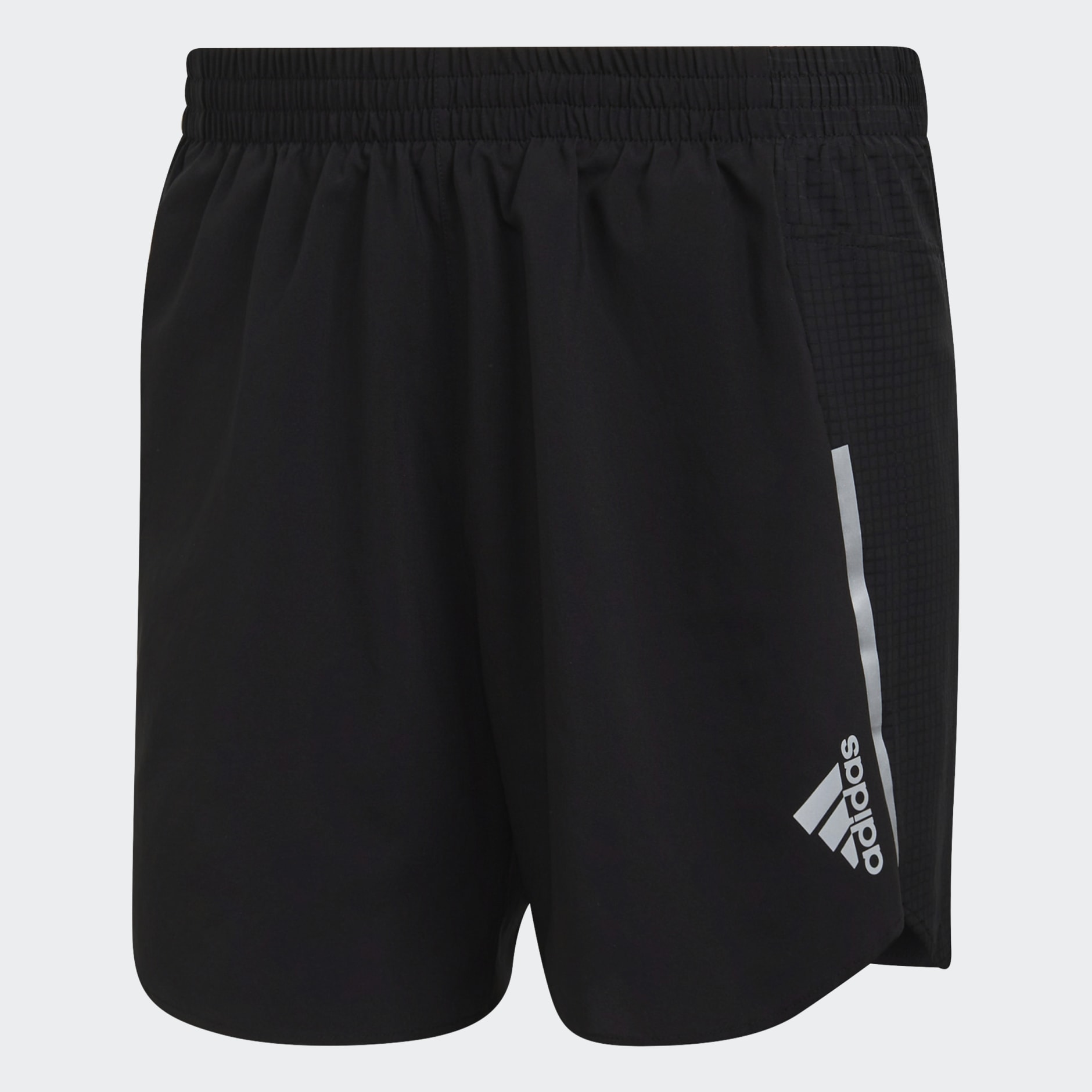 adidas Running shorts and bra with print in black