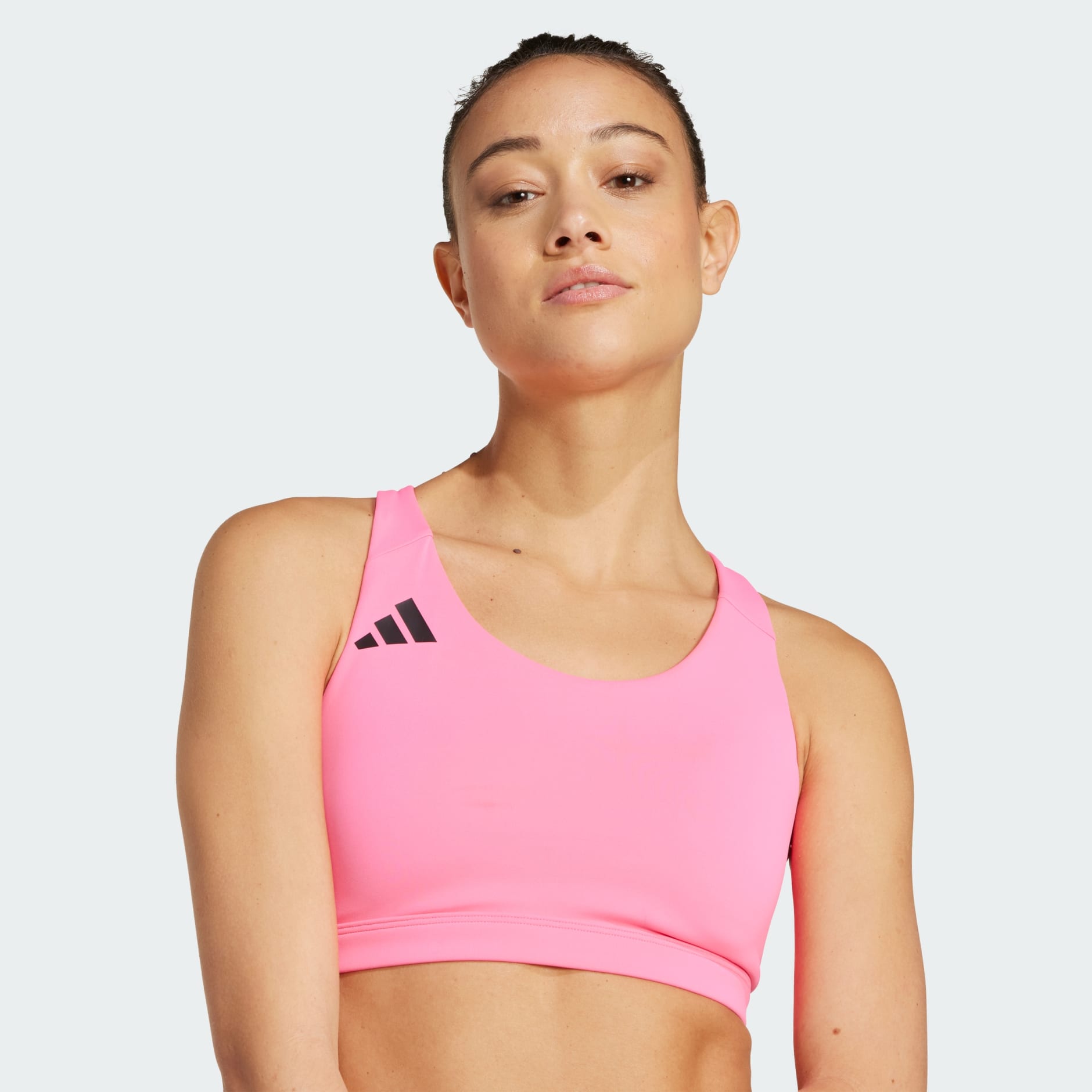 Bustieră cu susținere medie Adizero Essentials Run