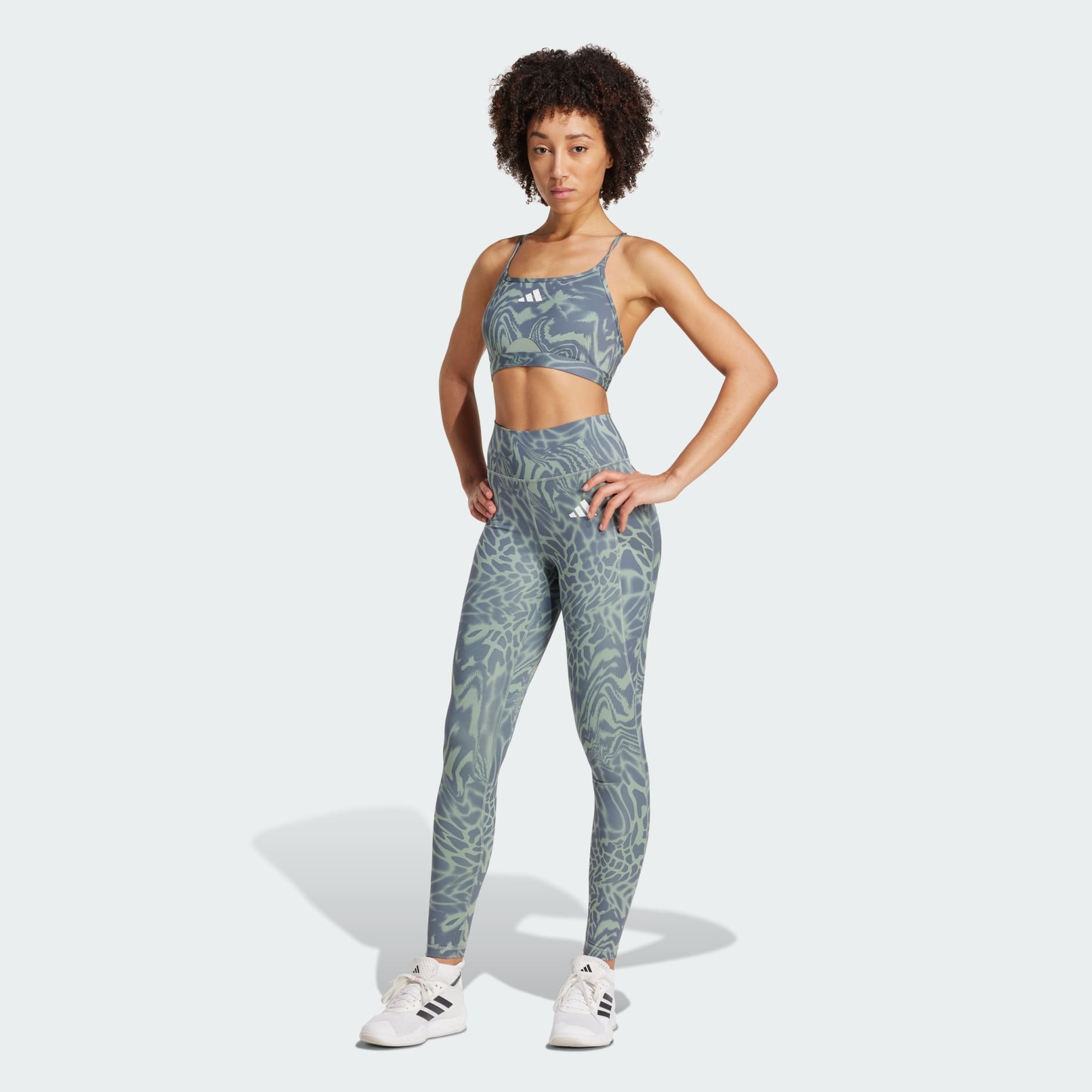 Aeroreact Training Light Support 3-Stripes Bra