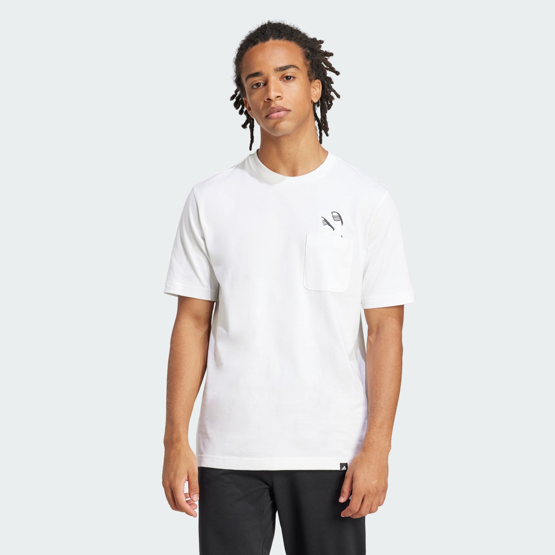 Lounge Slides Graphic Pocket Tee