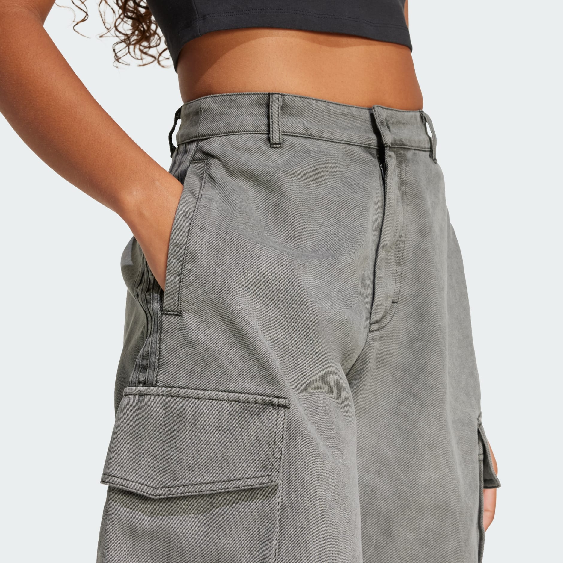 Washed Cargo Twill Jorts