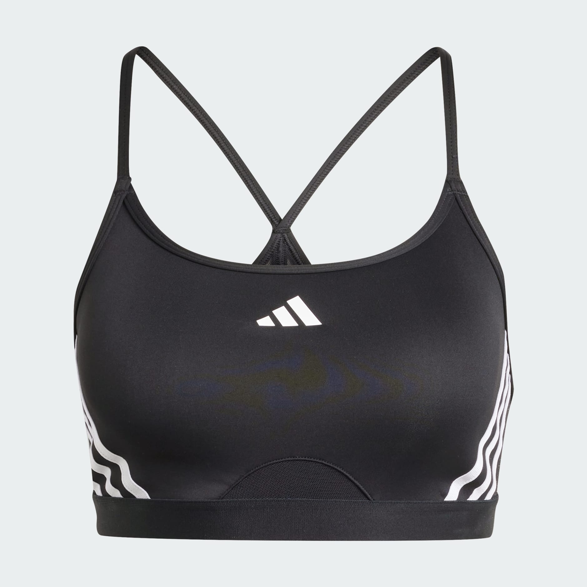 Aeroreact Training Light-Support 3-Stripes Bra