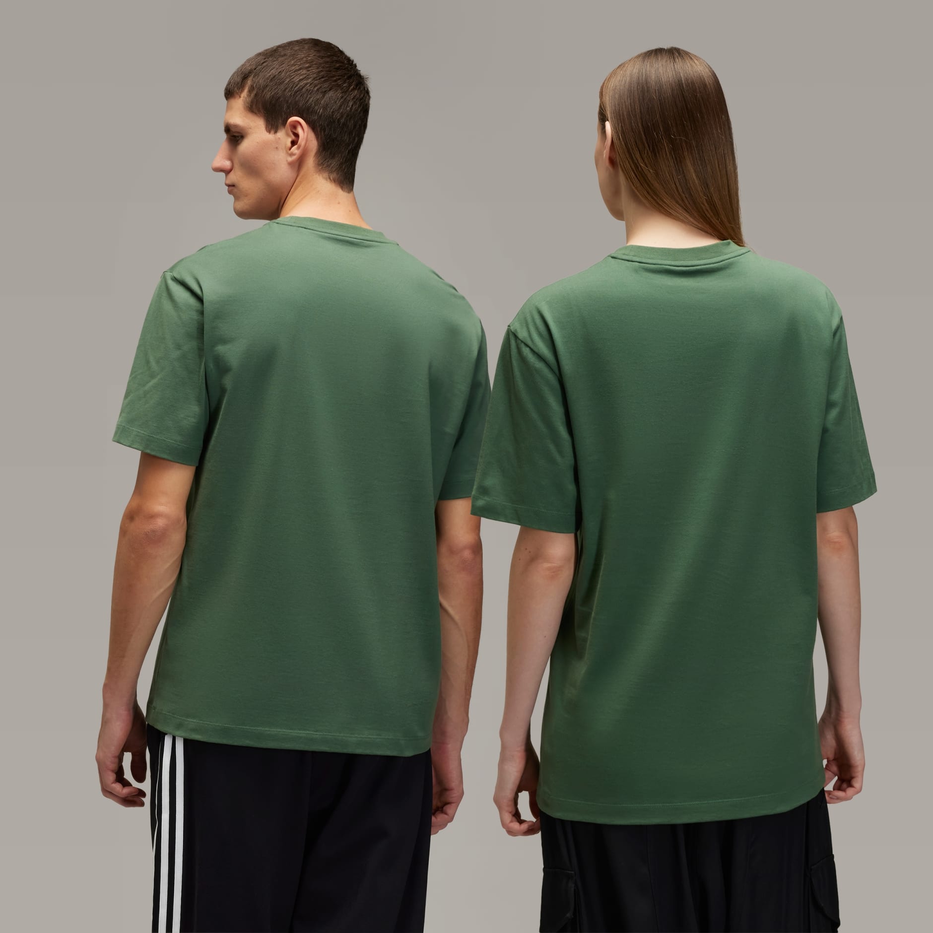 adidas Y-3 Regular Short Sleeve Tee - Green | adidas UAE