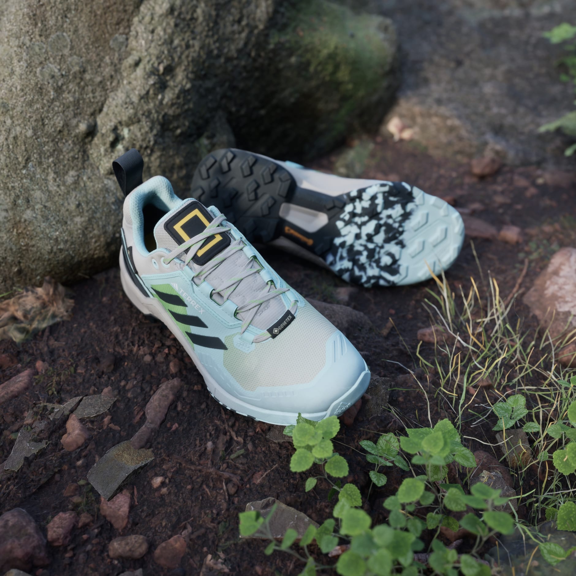 Shoes - Terrex Swift R3 GORE-TEX Hiking Shoes - Turquoise | adidas