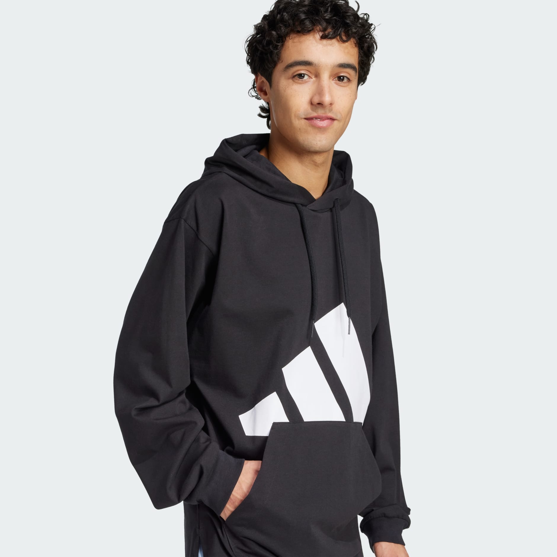 Essentials Big Logo Single Jersey Hoodie