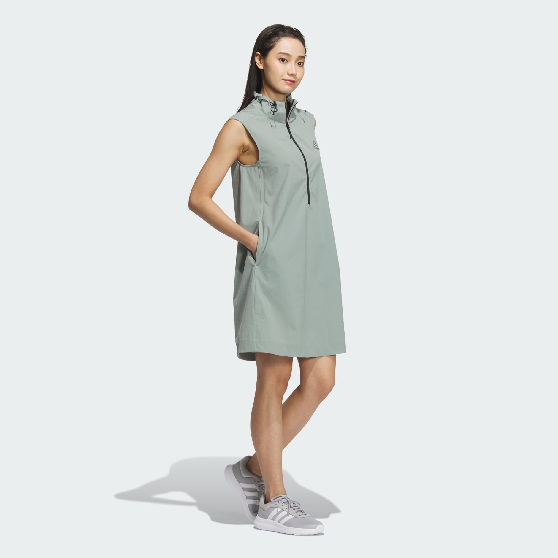 【adidas】MODERN TECH WOVEN DRESS ワンピース Modern Tech Woven Dress - Green | adidas Hong Kong