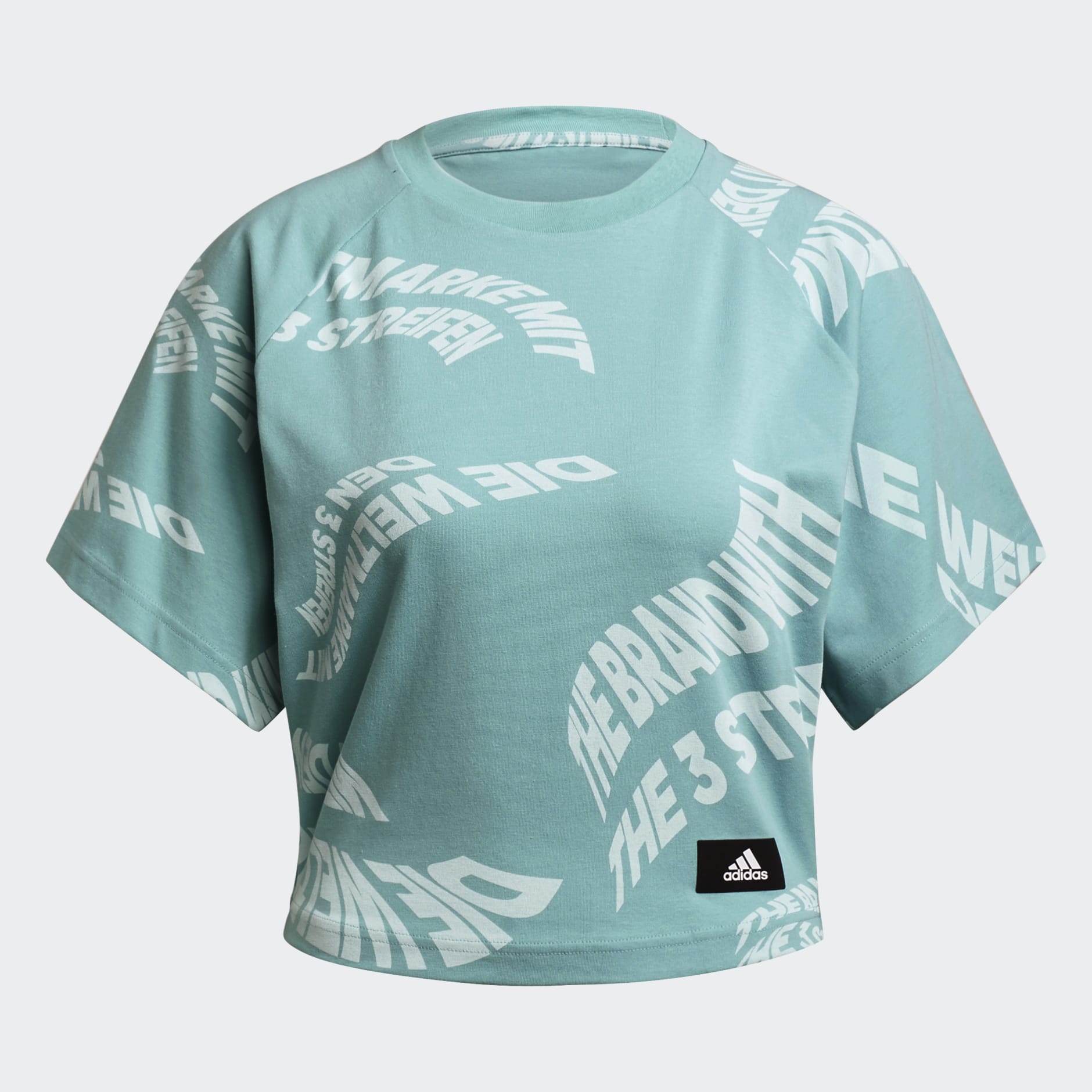 adidas Sportswear Allover Print 3-Stripes Tee