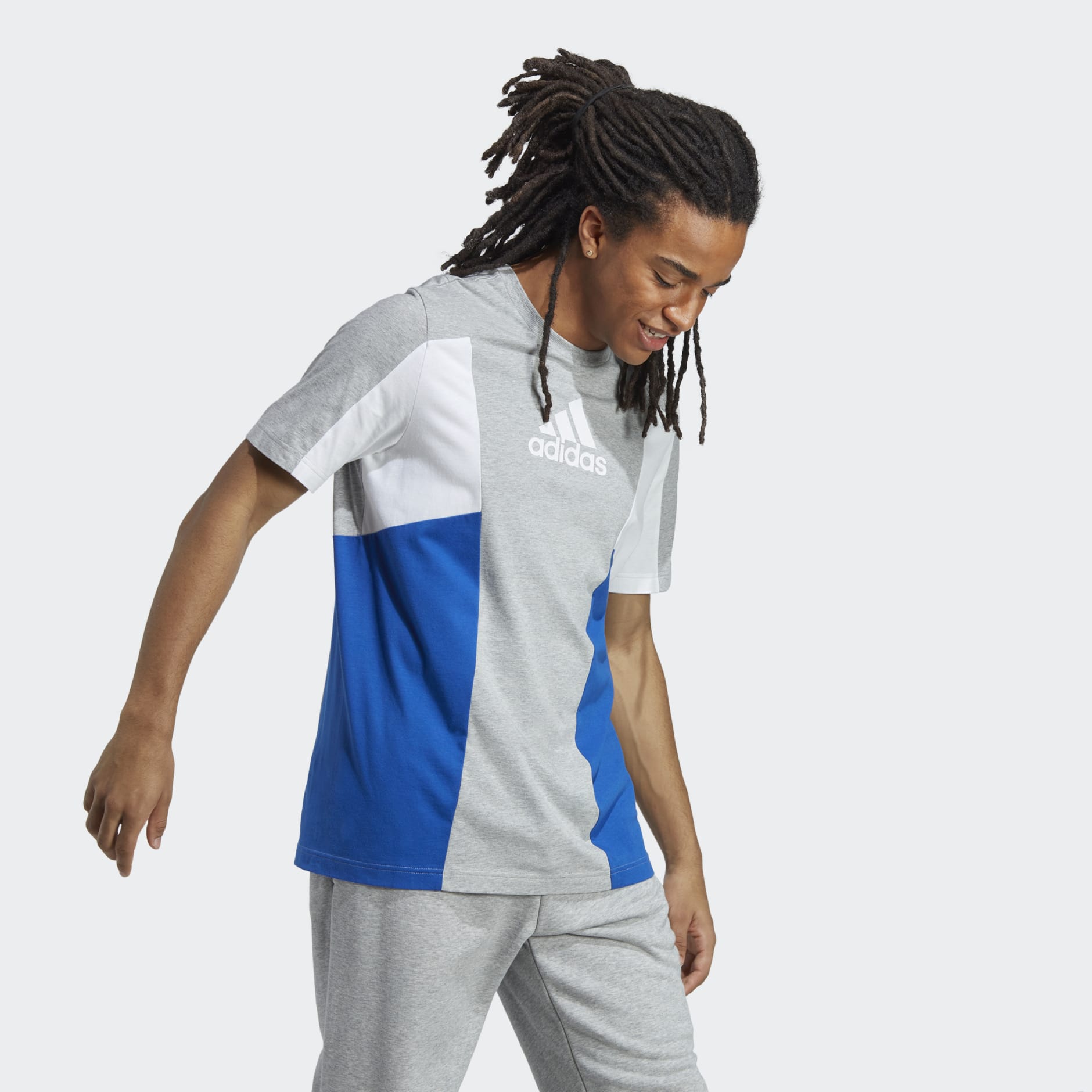 Adidas originals nova outlet colourblock t-shirt