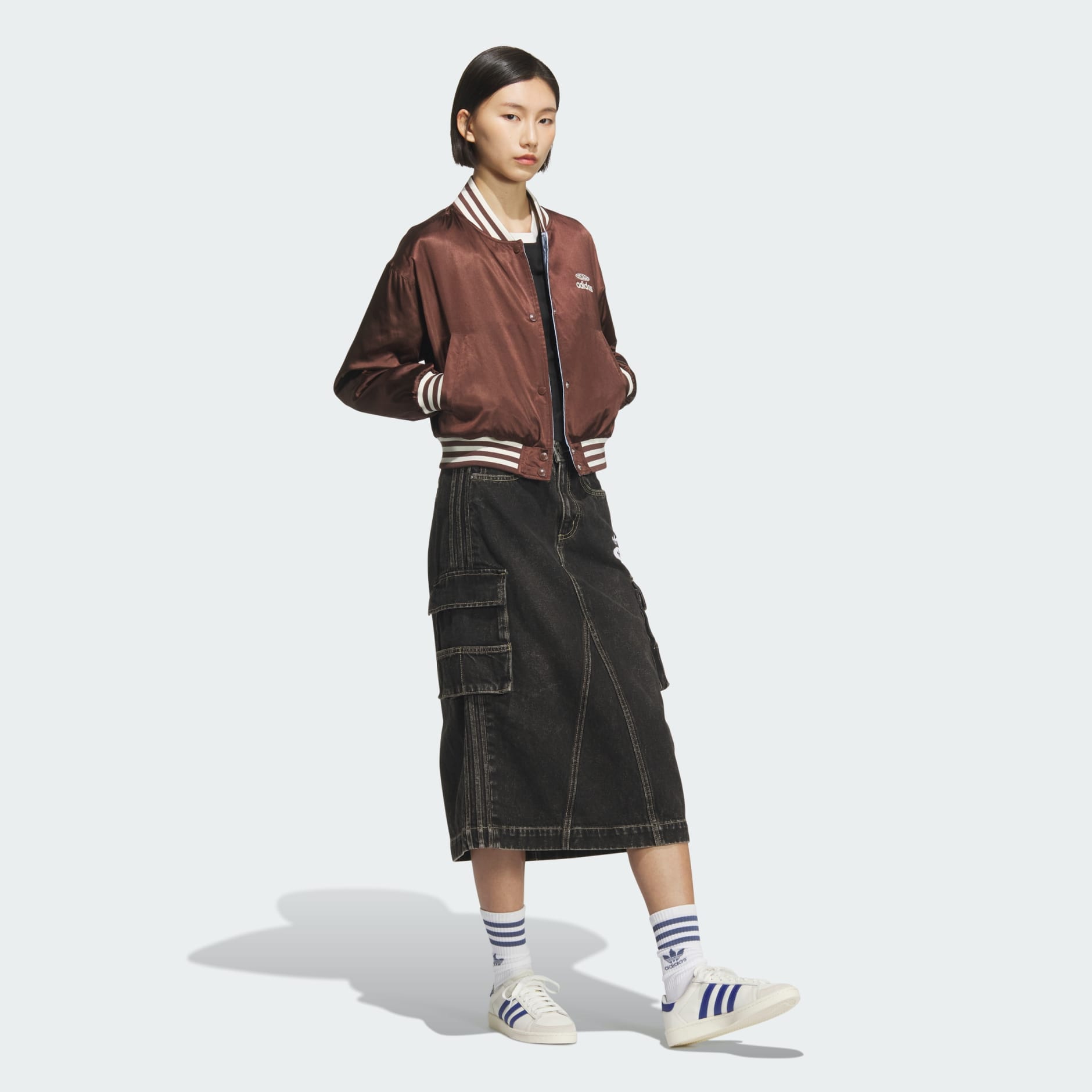 TEAM ADIDAS CROPPED PADDED JACKET