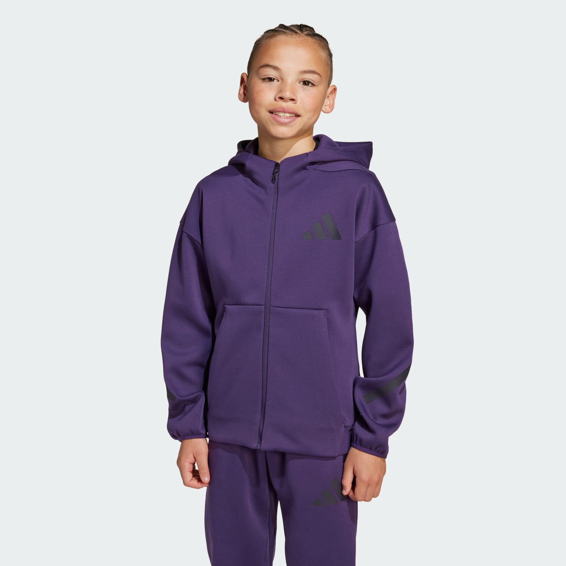 京都成章高校ラグビーadidas フード付きダウンジャケット S.R.F.C. 京都成章高校ラグビーadidas フード付きダウンジャケット