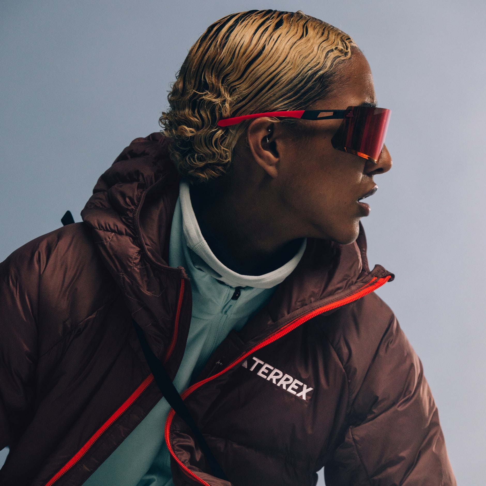 Jachetă cu puf și glugă Terrex Xperior CLIMAWARM+