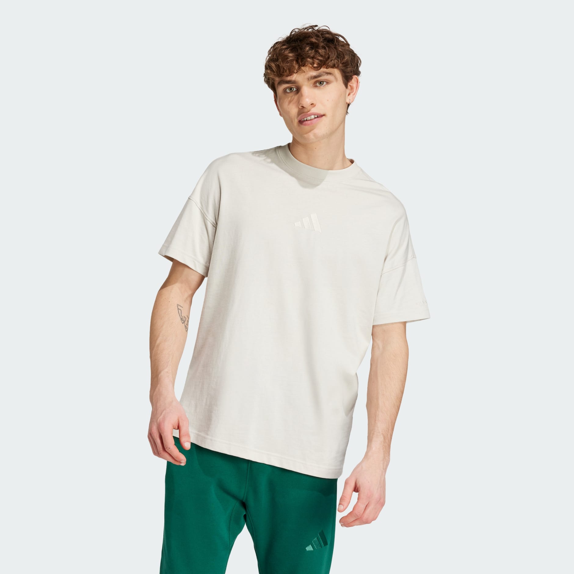 adidas ALL SZN Tee - Beige | adidas TZ
