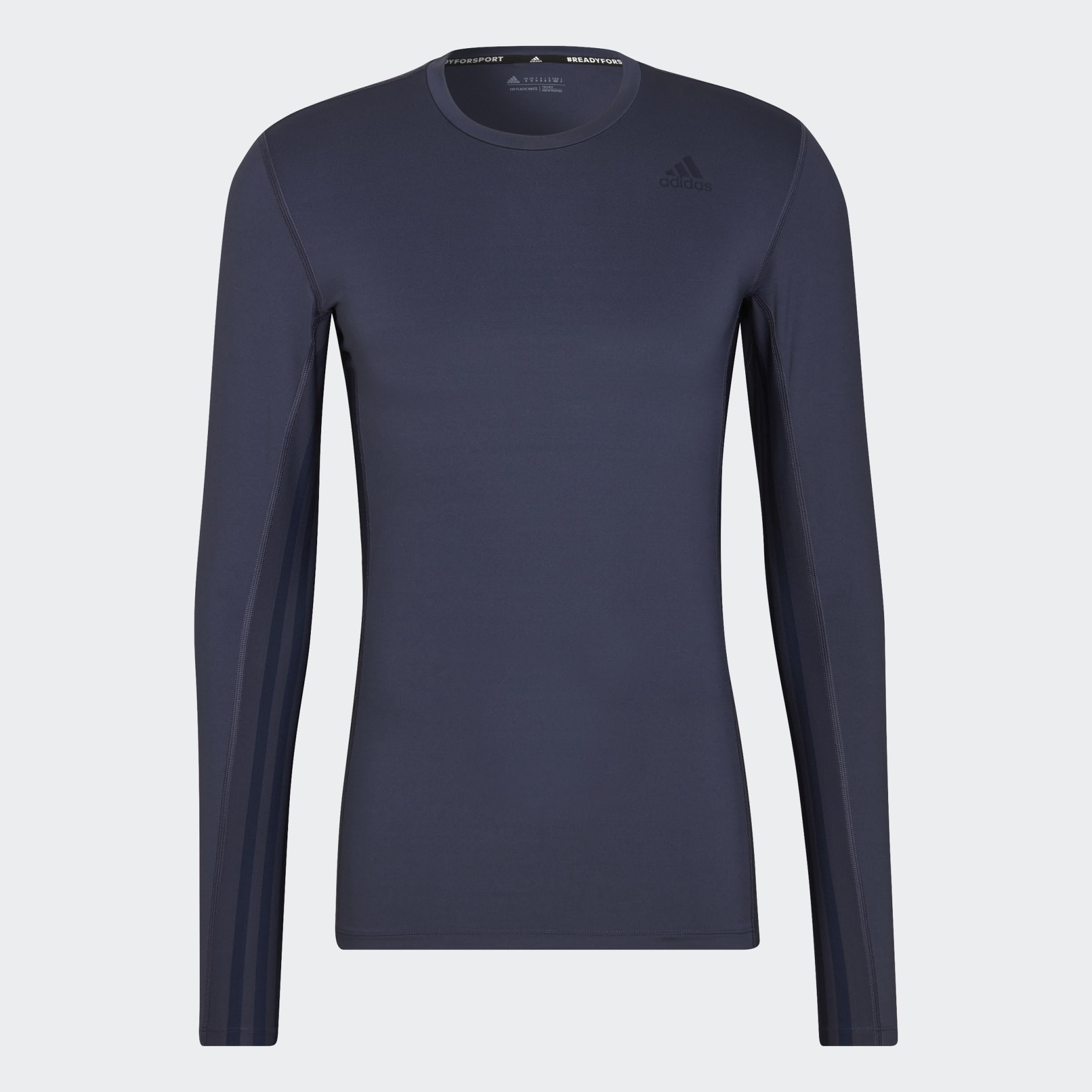 Techfit 3-Stripes Celebration Long Sleeve Tee