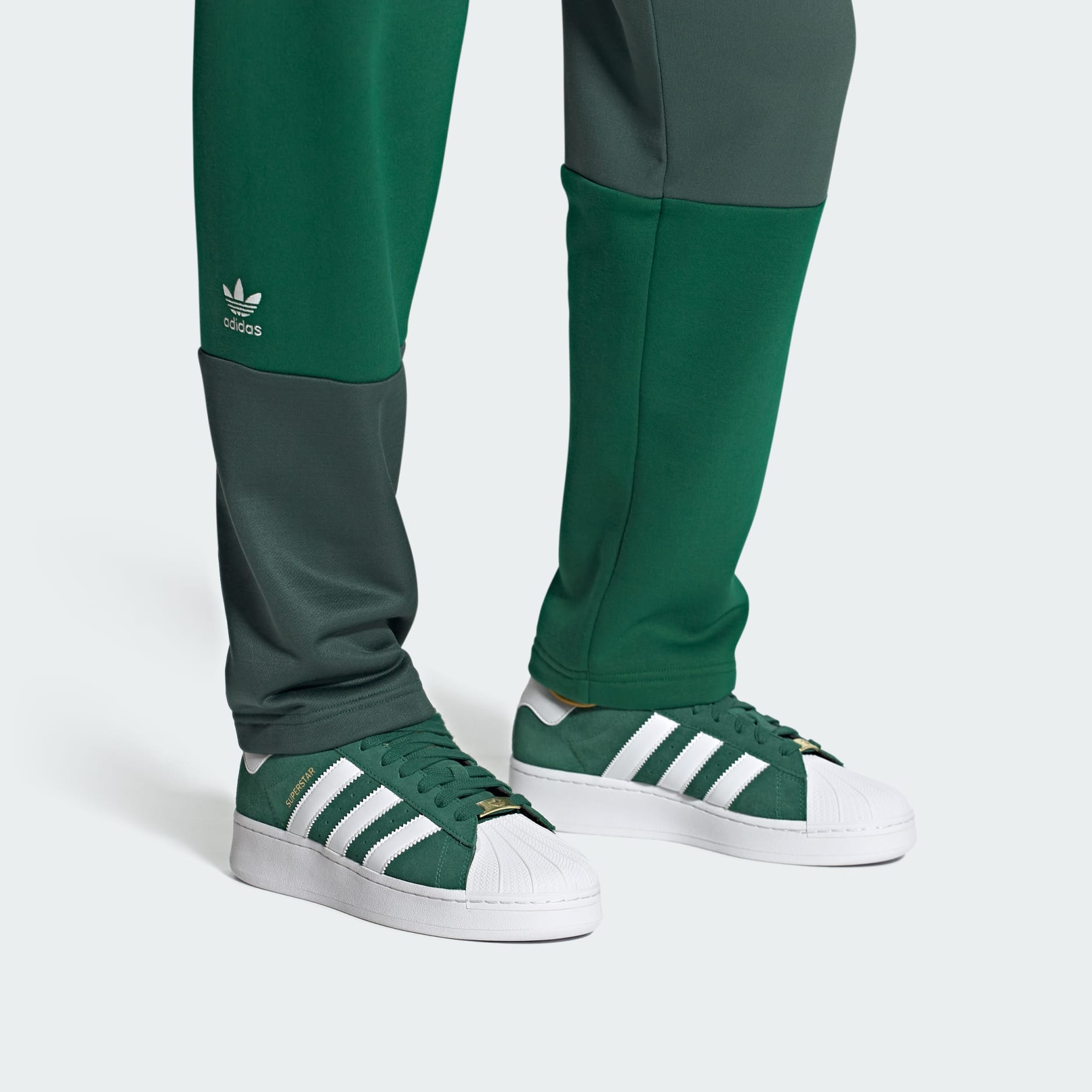 Green shop superstar trainers