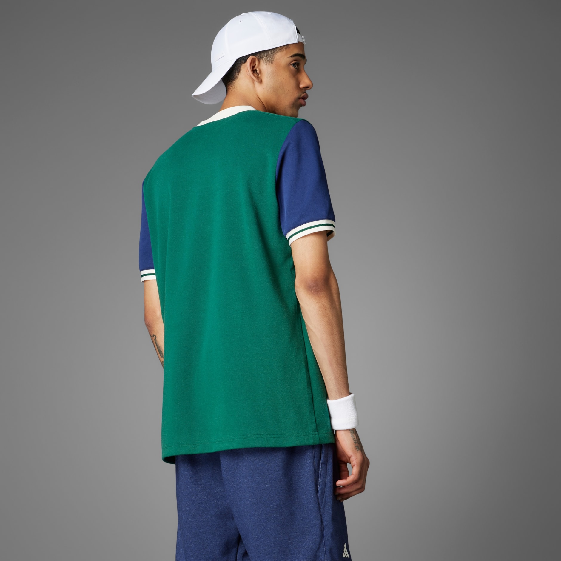 Clothing - adidas Heritage Tennis Tee - Green | adidas Oman