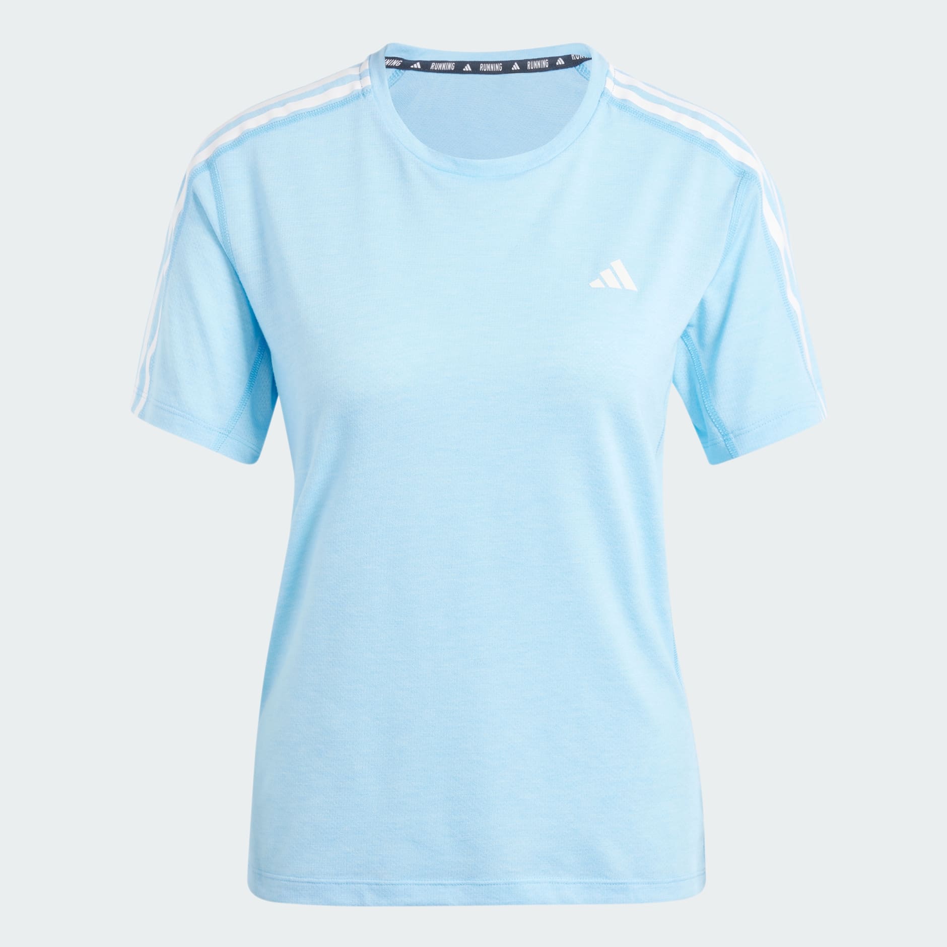 Adidas Own the Run 3 Stripes Tee