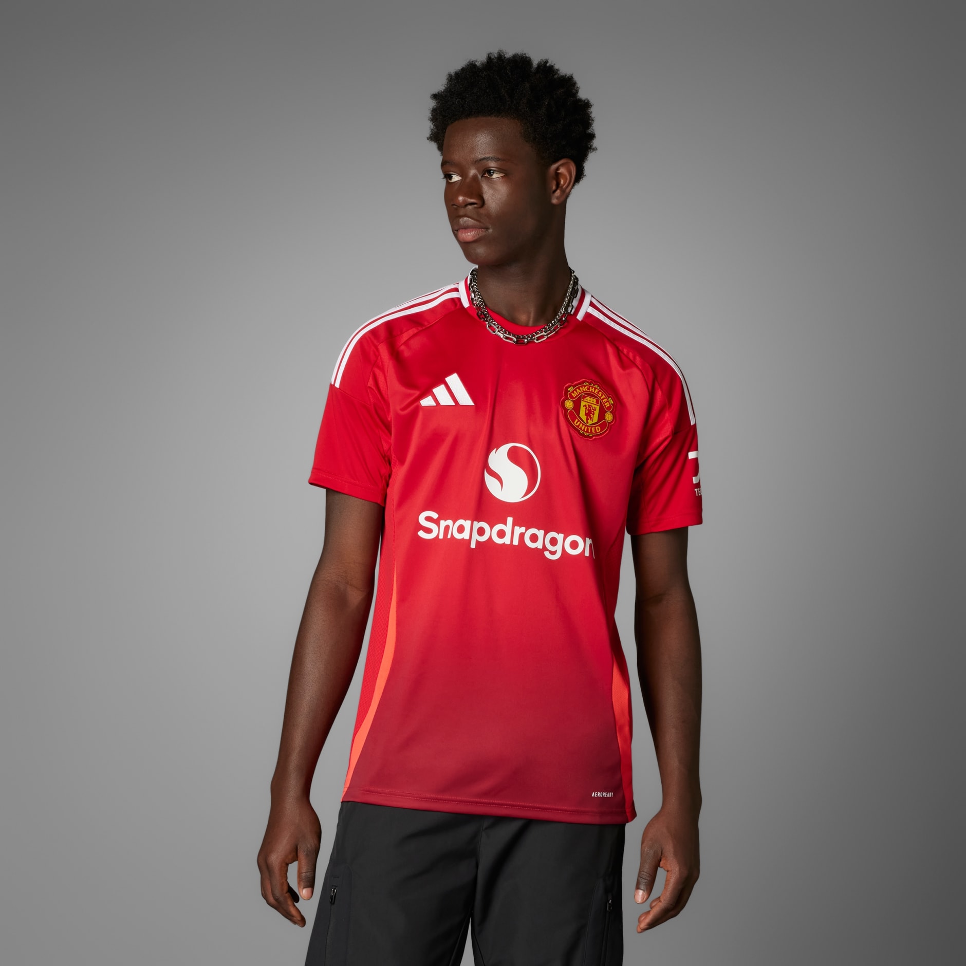 Adidas man utd t shirt online