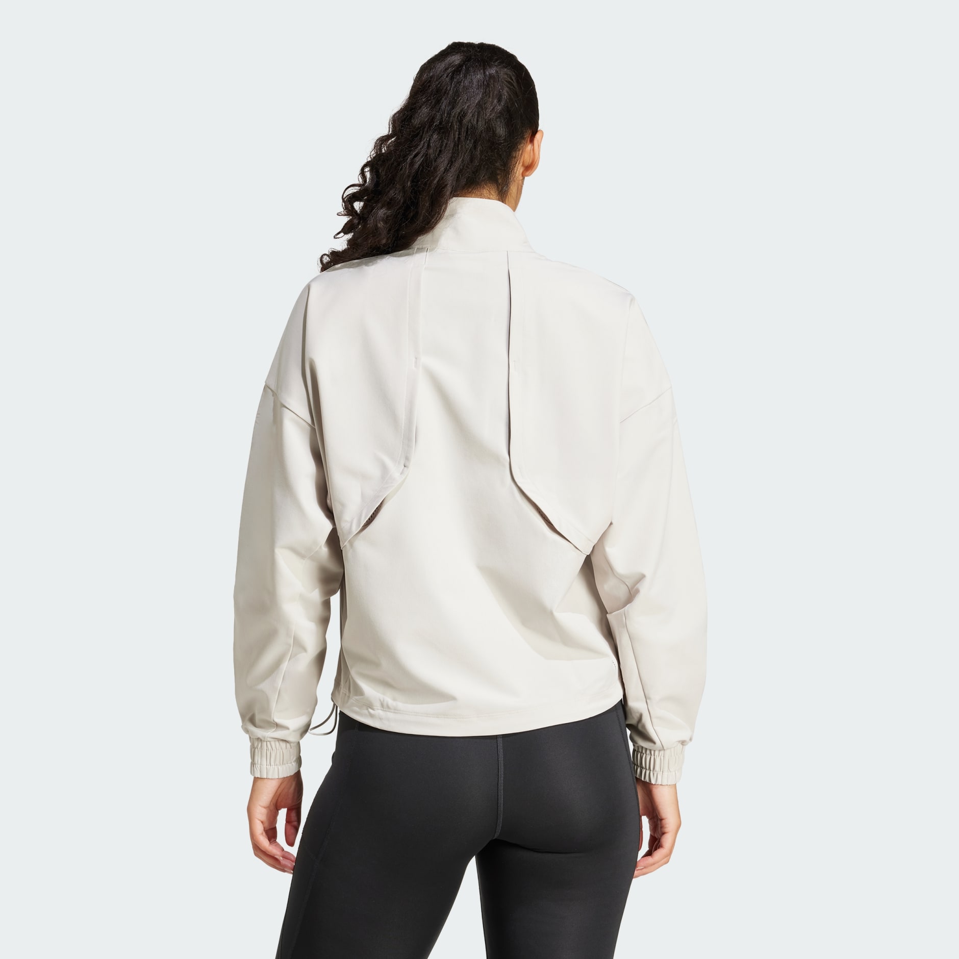 CLOTHING - Pacer All Gym Tonal 3-Stripes Woven Jacket - Beige