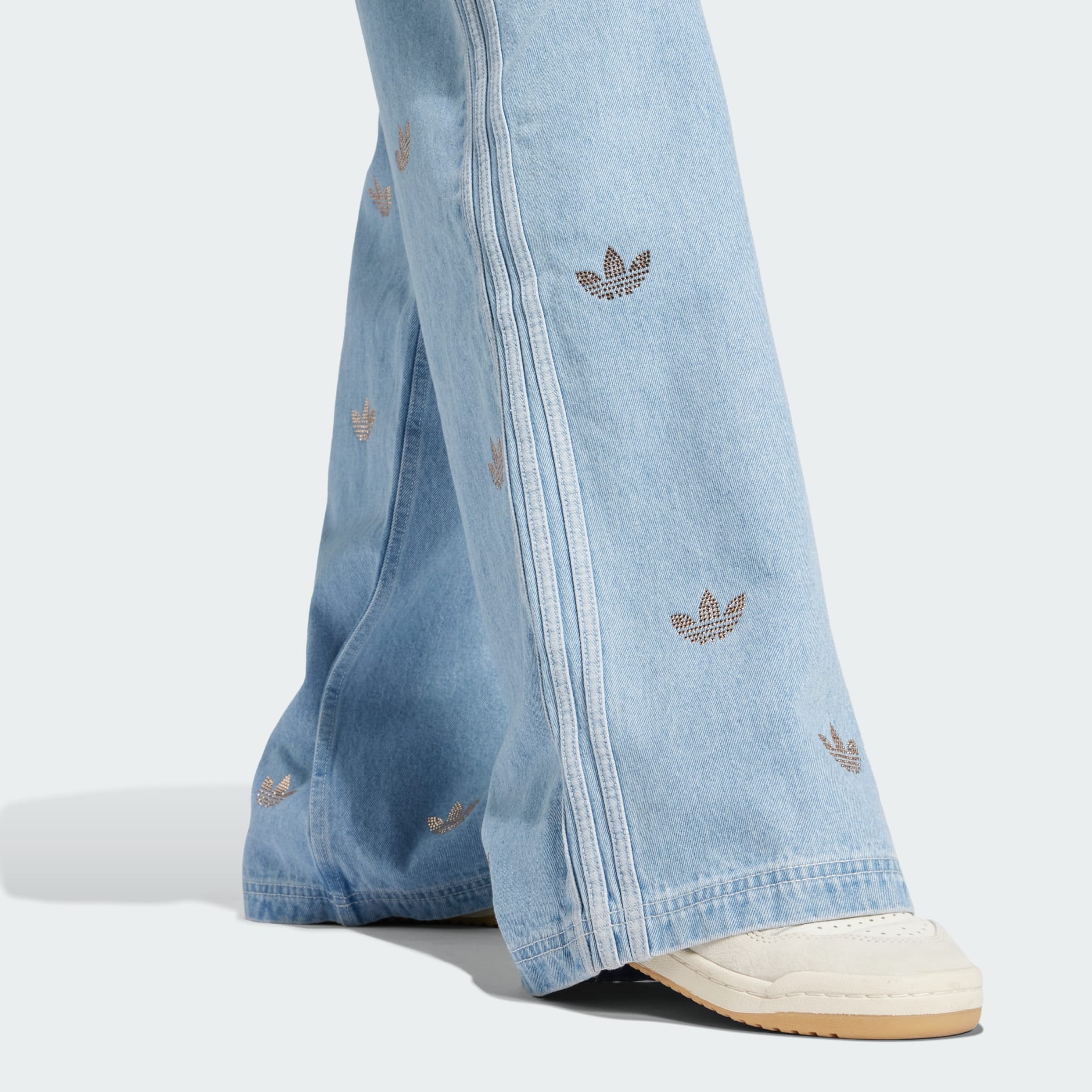 adidas Denim Rhinestone Pants Blue adidas UAE