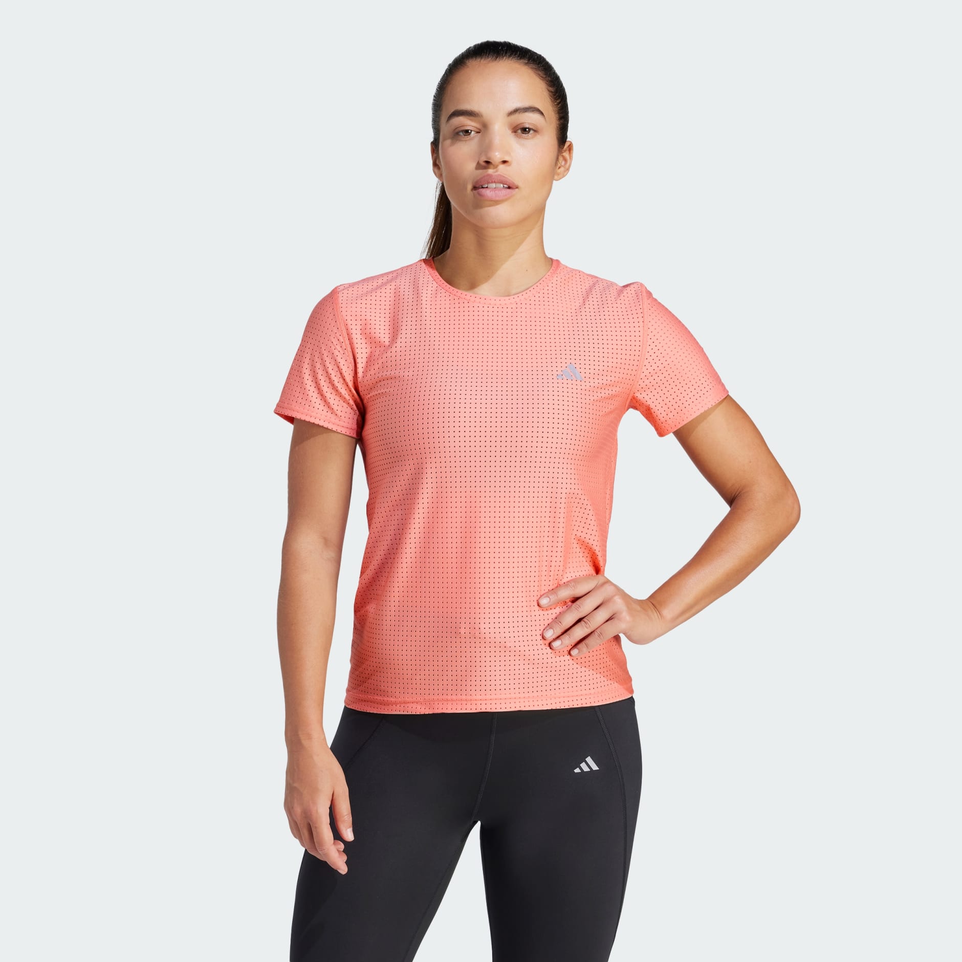 Clothing - X-City Running HEAT.RDY Tee - Orange | adidas South Africa