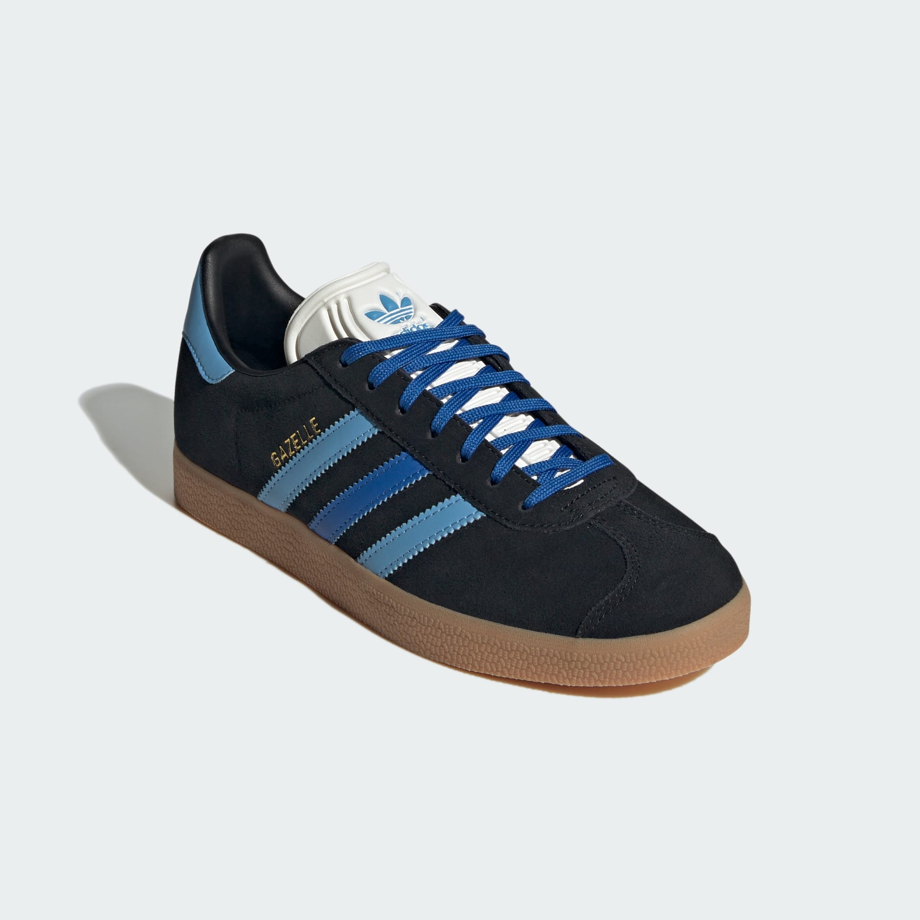 Adidas gazelle black blue hotsell