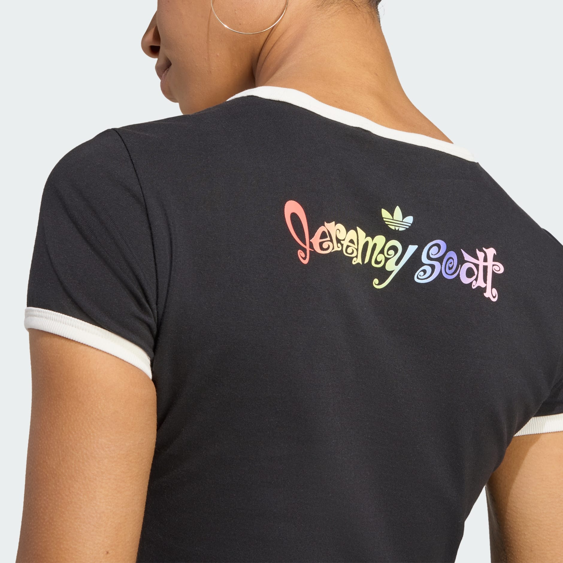 Tricou adidas x Jeremy Scott cu imprimeu grafic, Slim Fit