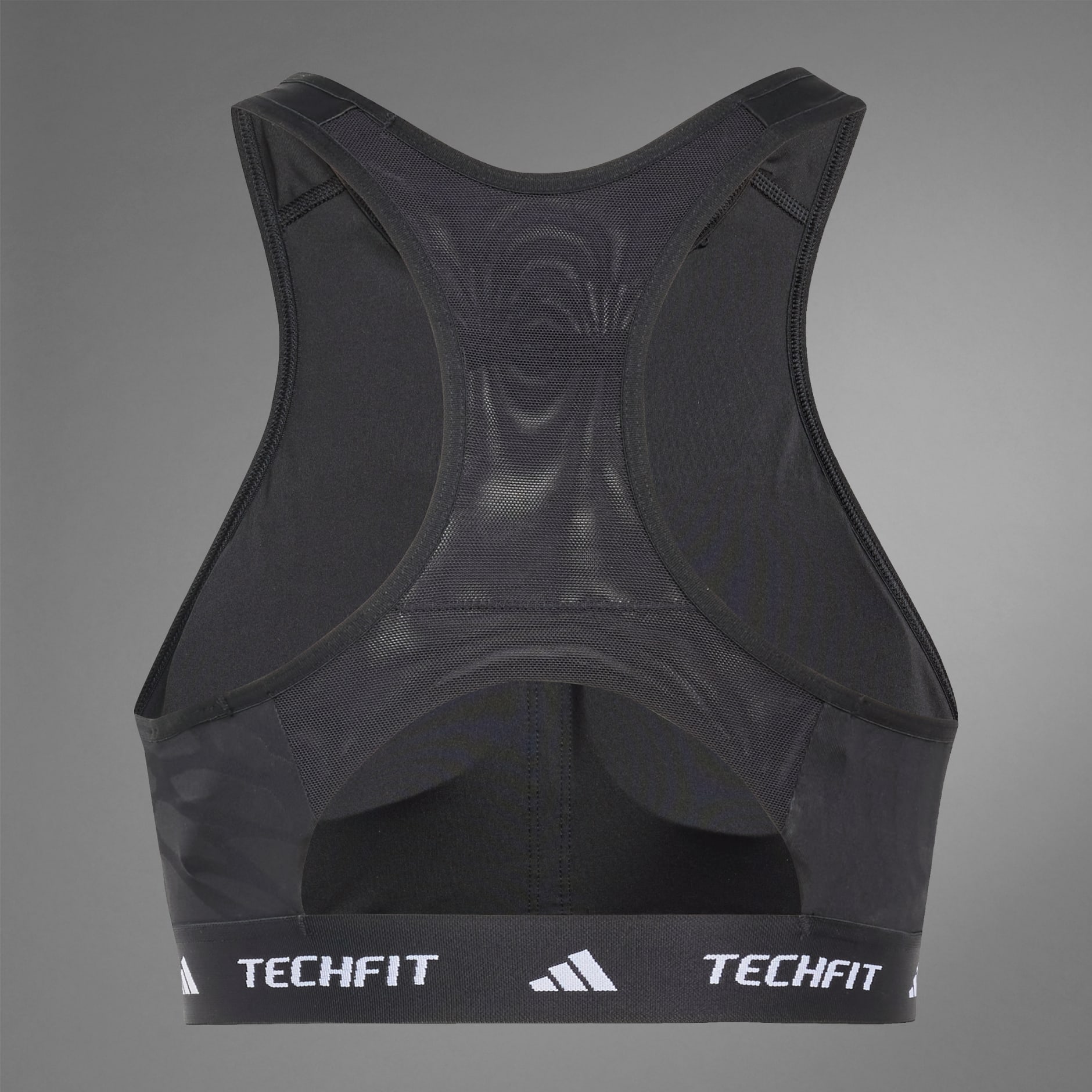 Techfit Medium-Support High-Neck Print Bra