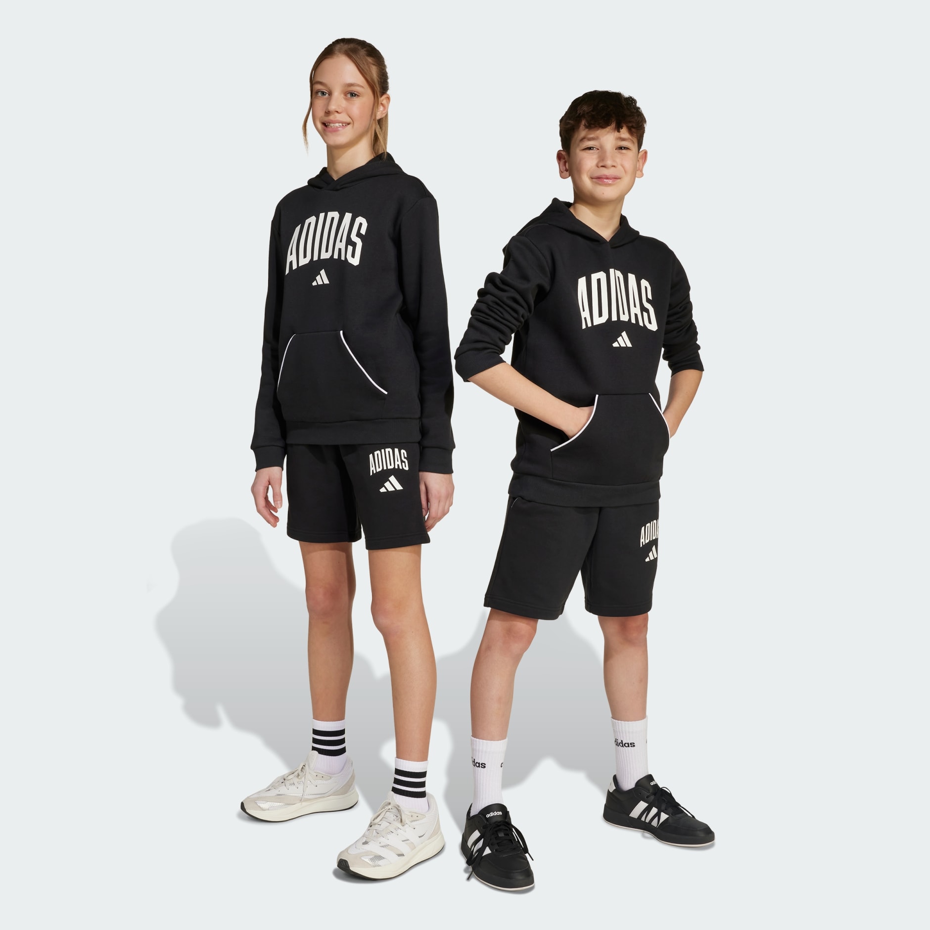 新品同様Letra MIMOSA Black / Cream (SHORT S) Kids Clothing - Seasonals Essentials Collegiate Typography Short