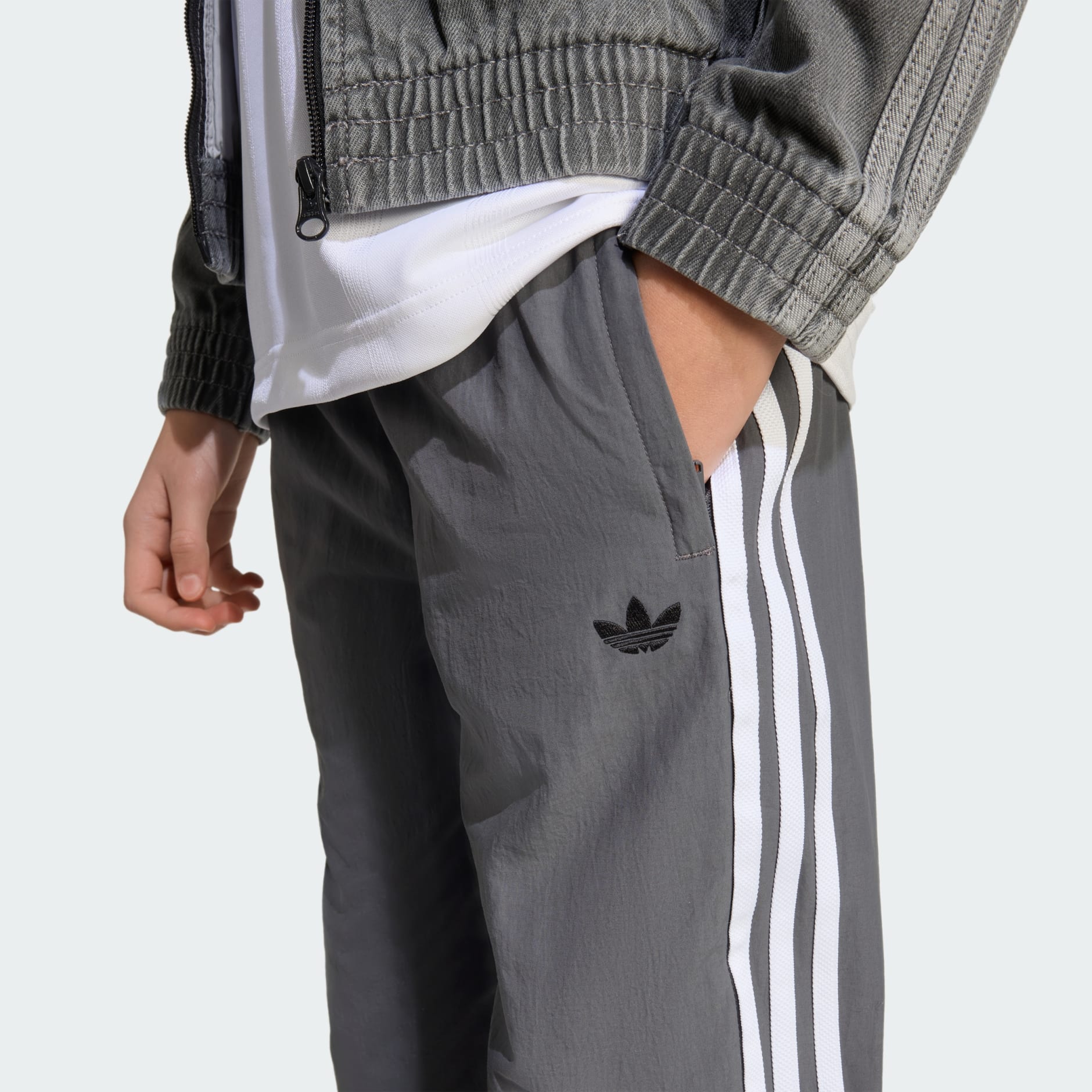 SST WOVEN PANTS - Grey | adidas Hong Kong