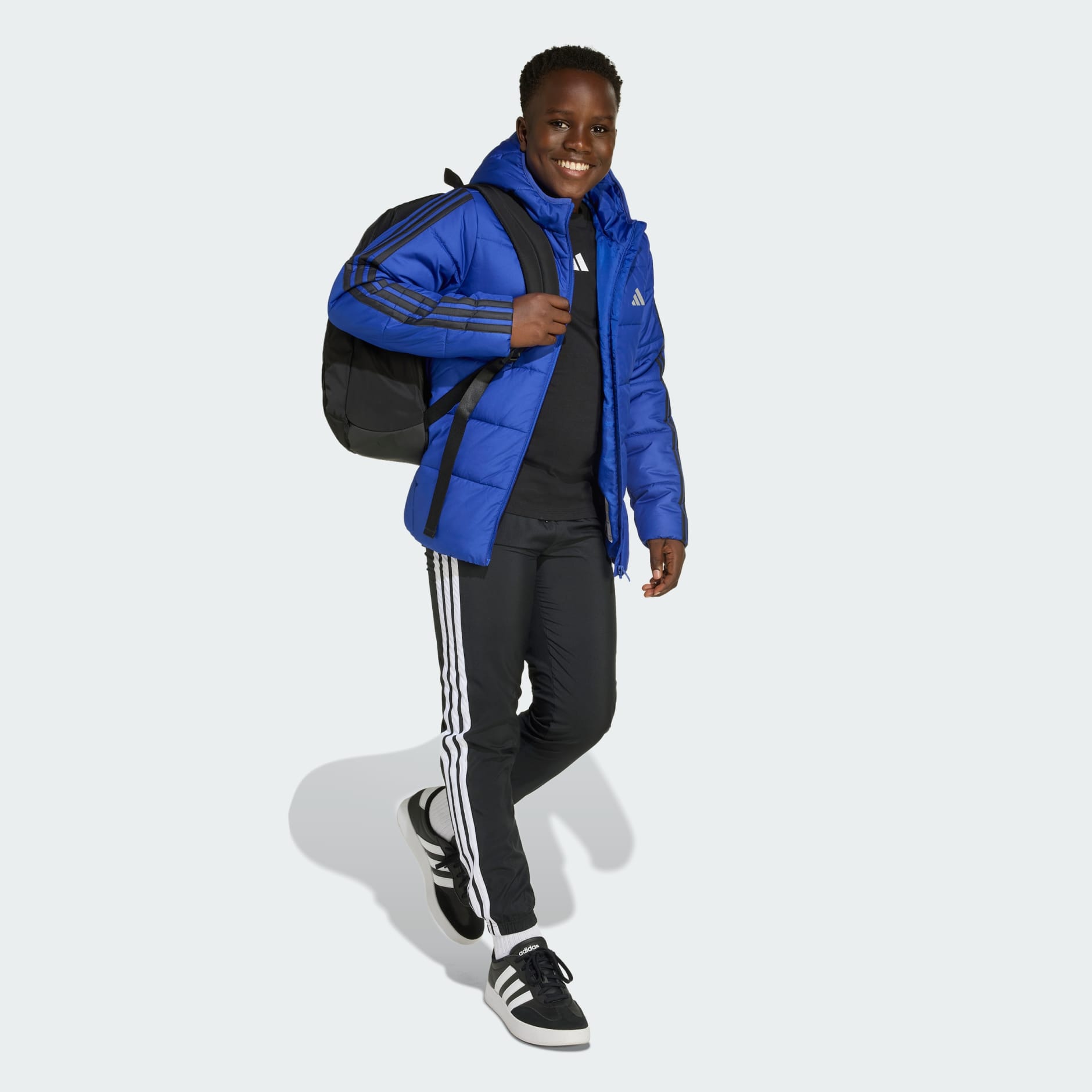 Essentials 3-Stripes Padded Jacket Kids