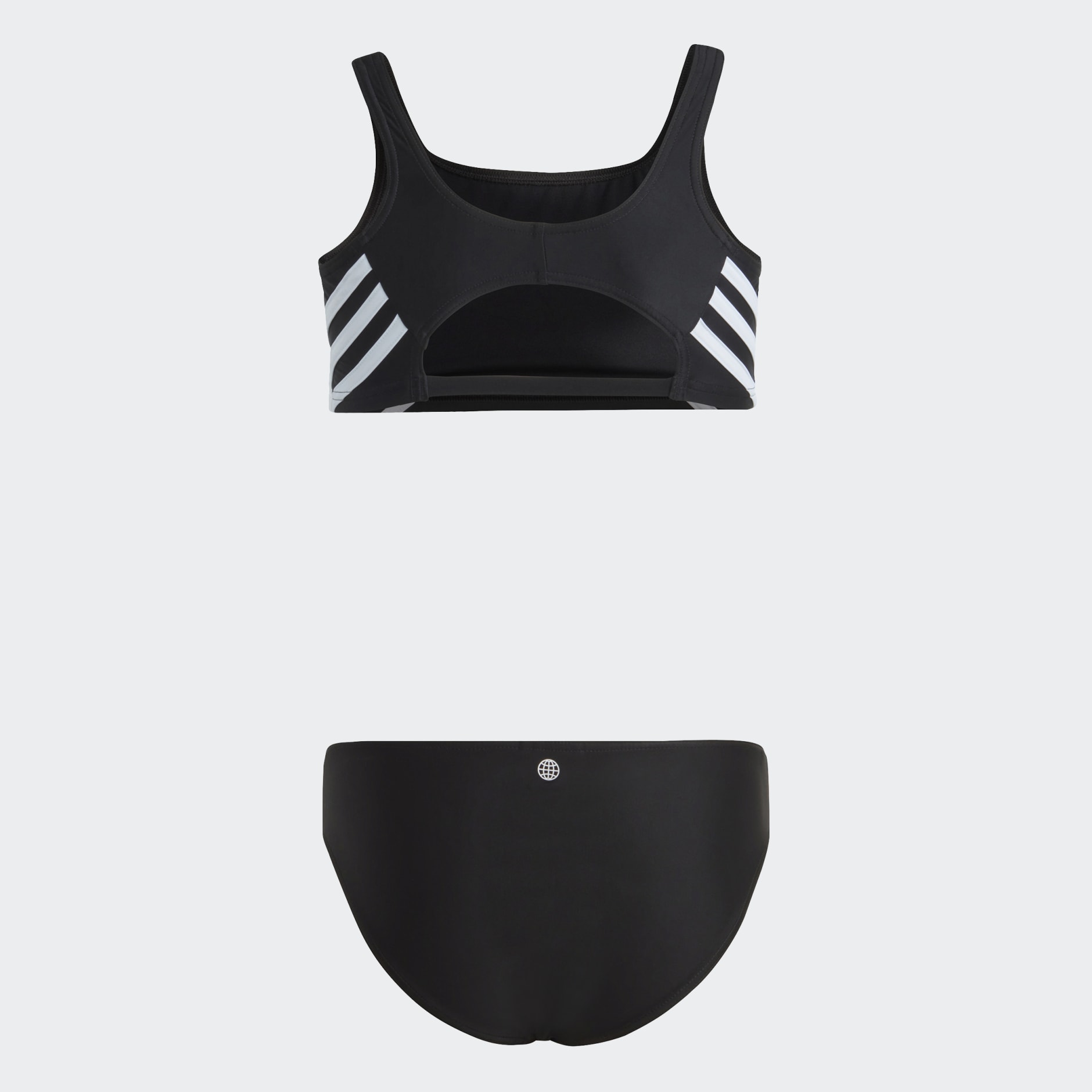 Adidas striped bikini top shop