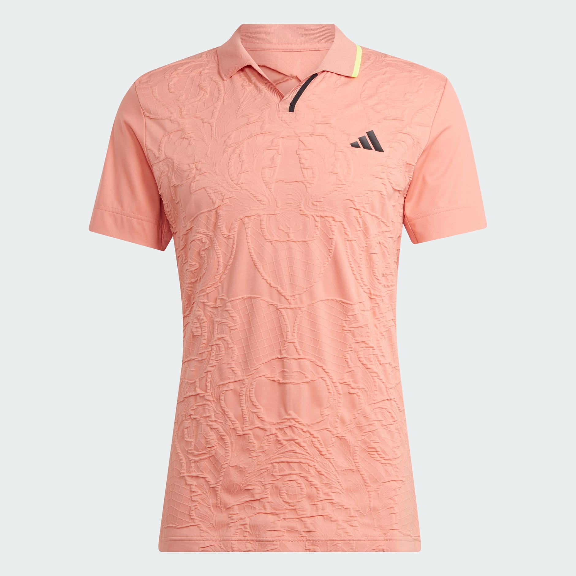 Men's Clothing - AEROREADY FreeLift Pro Tennis Polo Shirt - Red ...