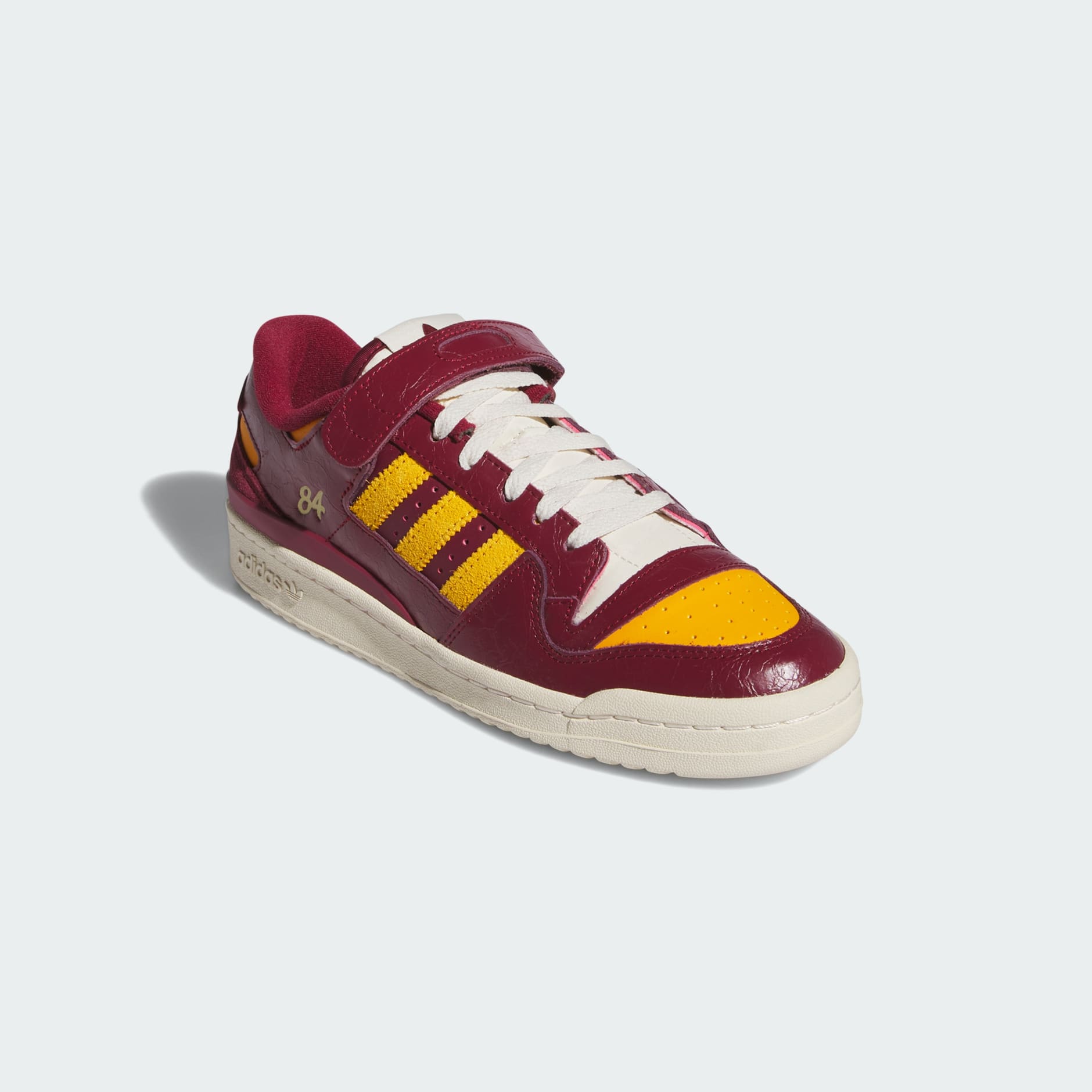 Adidas shoes outlet red and gold