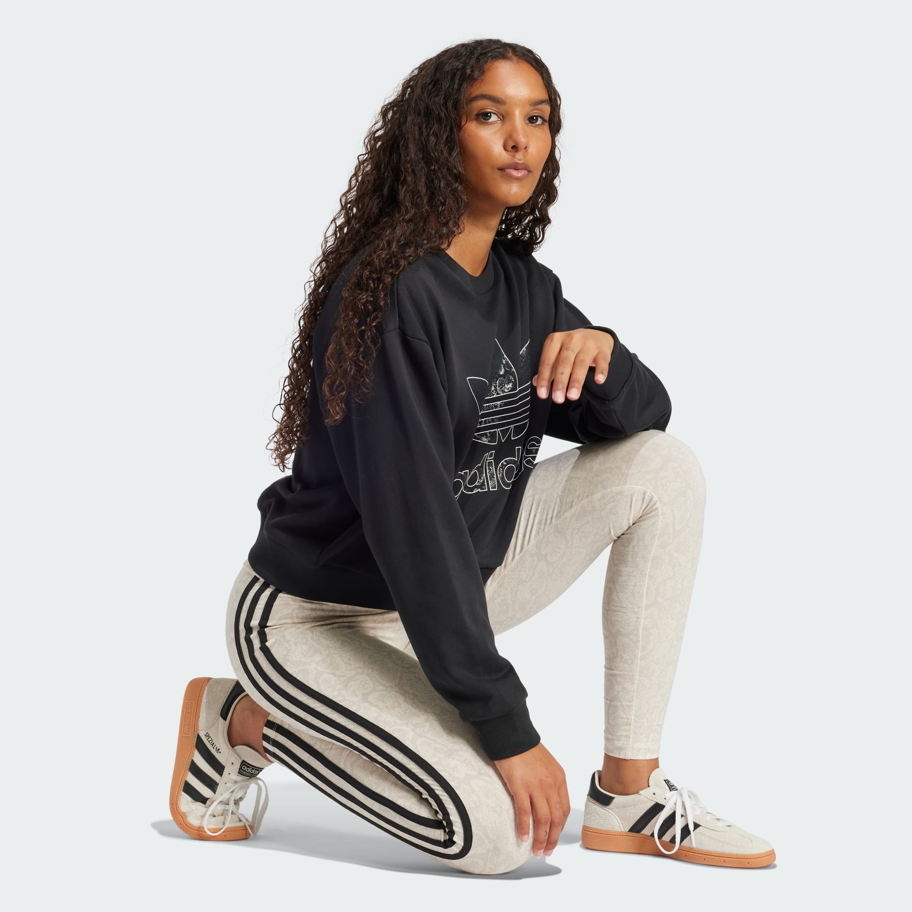 Bluză de trening Snake cu guler rotund