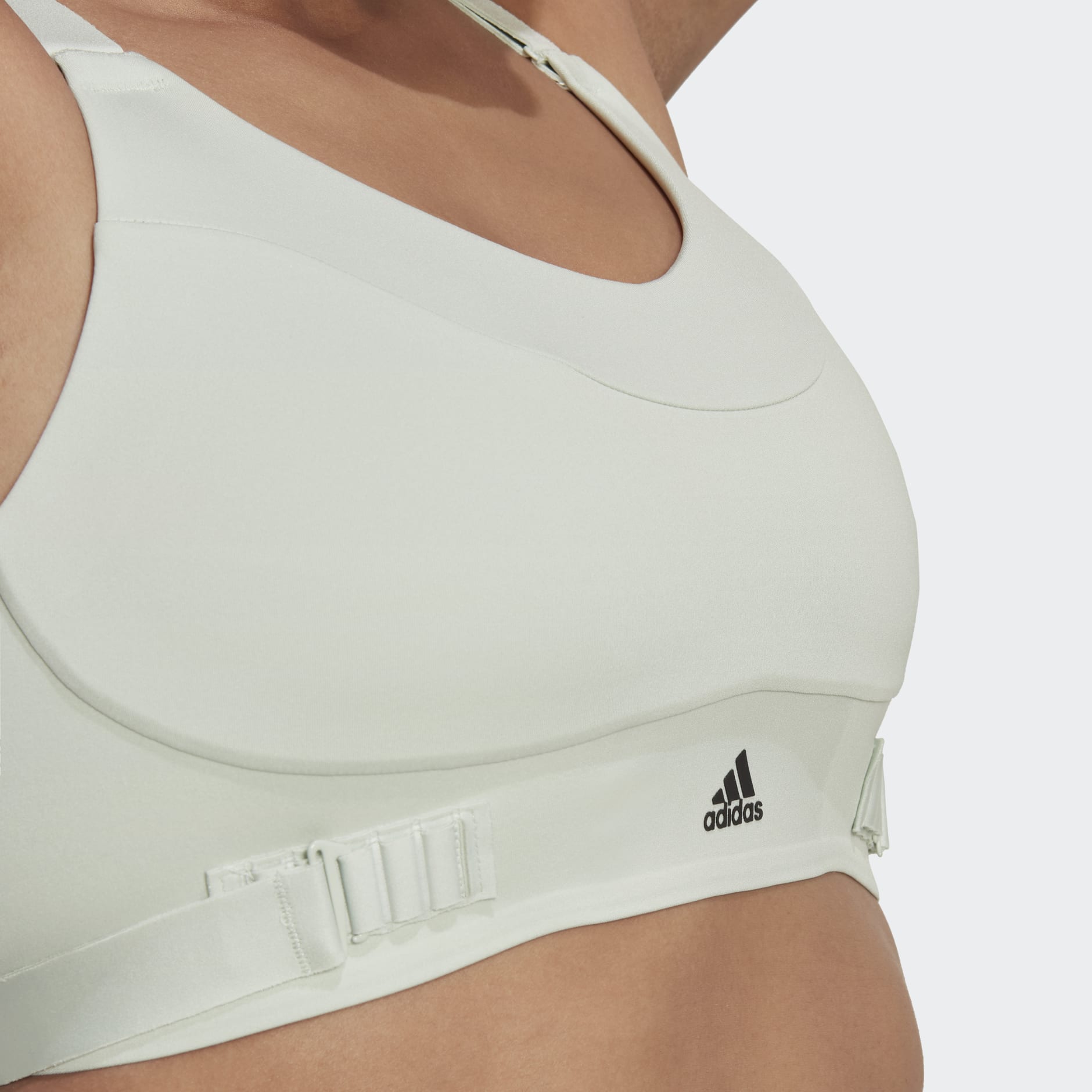 adidas FastImpact Luxe Run HighSupport Bra Green adidas QA