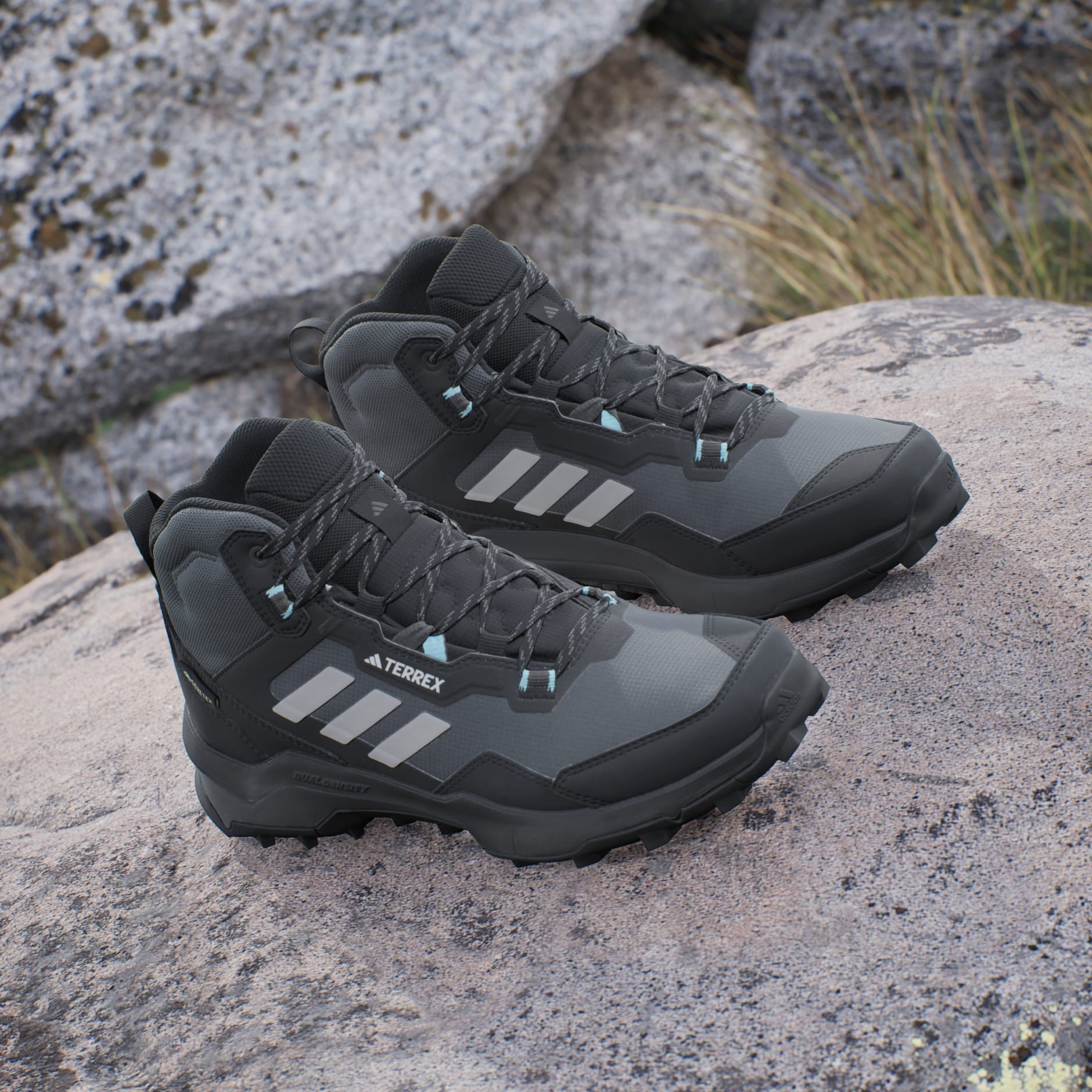 Women's Shoes - Terrex AX4 Mid GORE-TEX Hiking Shoes - Black 
