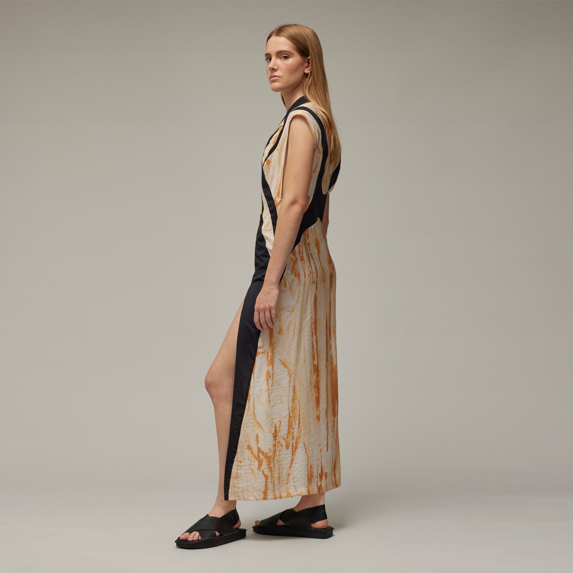 Clothing - Y-3 Rust Dye Long Dress - Multicolour | adidas South Africa
