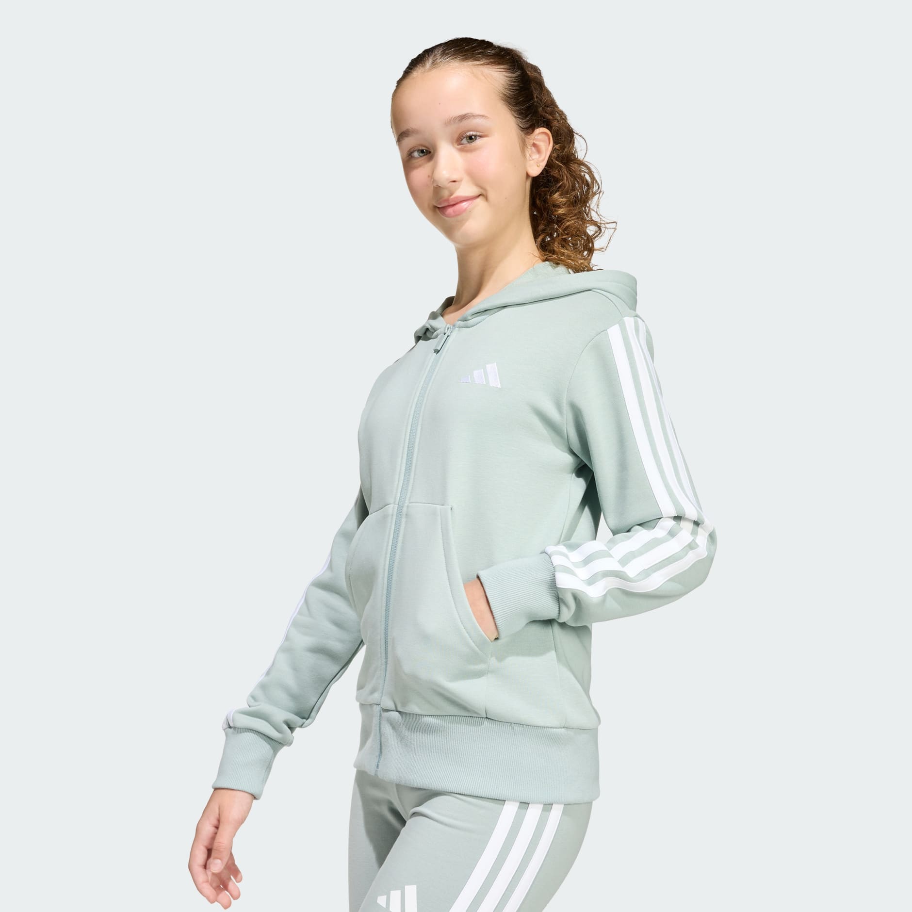 MAJICA S KAPULJAČOM I S PATENTNIM ZATVARAČEM CIJELOM DULJINOM ESSENTIALS