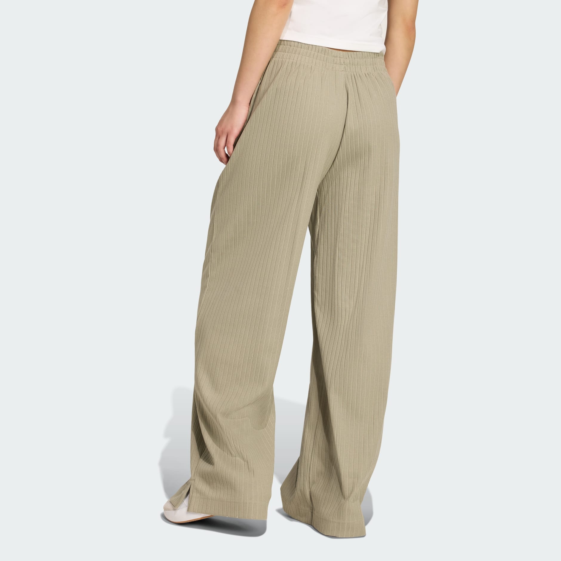 CLOTHING - ALL SZN Winterized Wide Leg Pants - Green | adidas Oman