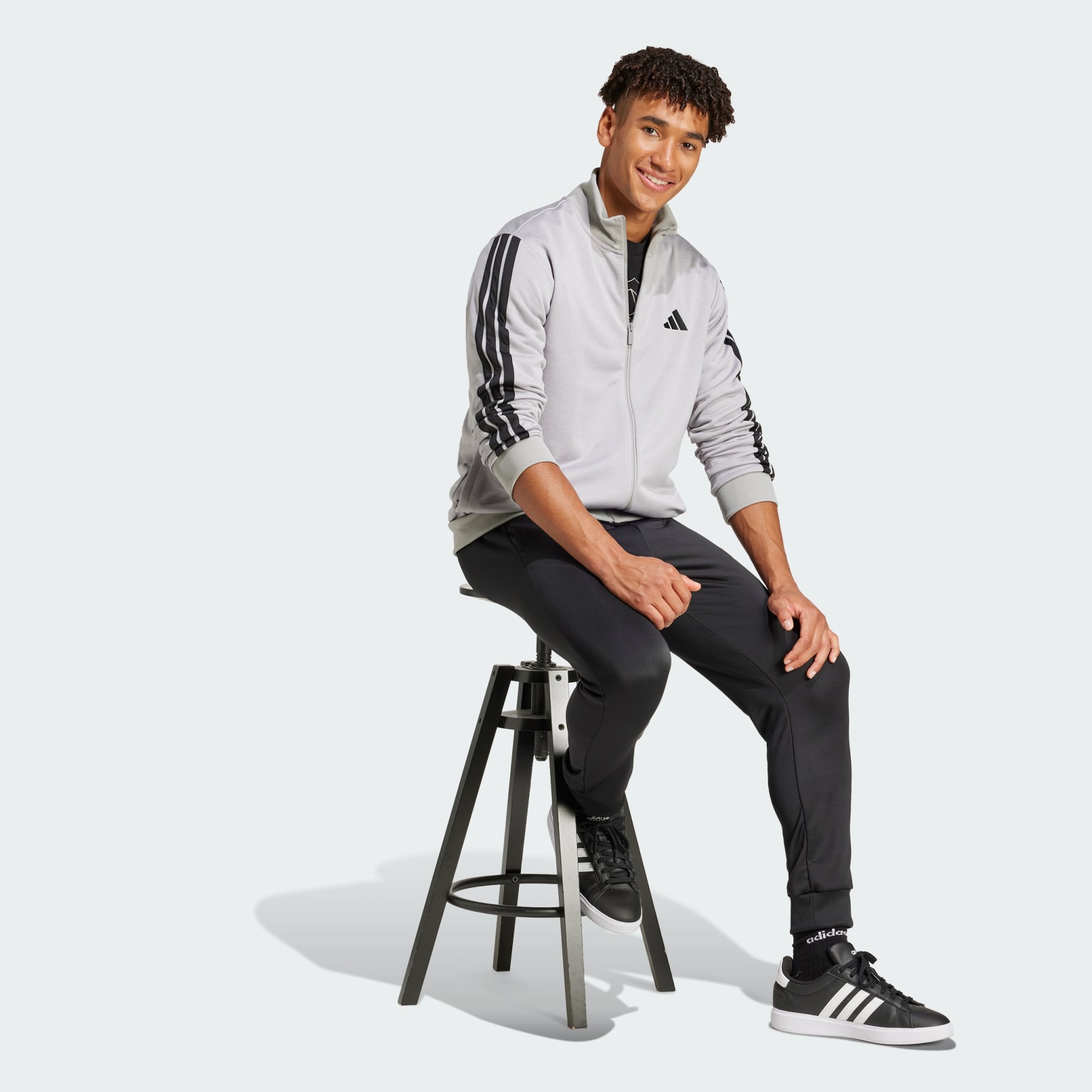 adidas Sportswear Basic 3-Stripes French Terry Track Suit