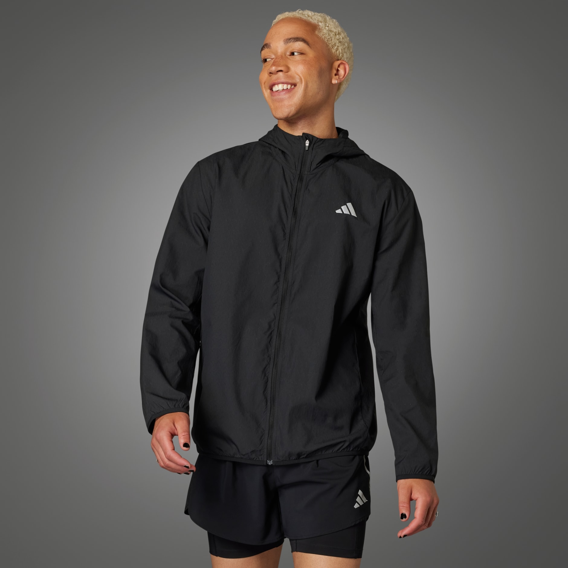 Clothing - Run It Jacket - Black | adidas South Africa