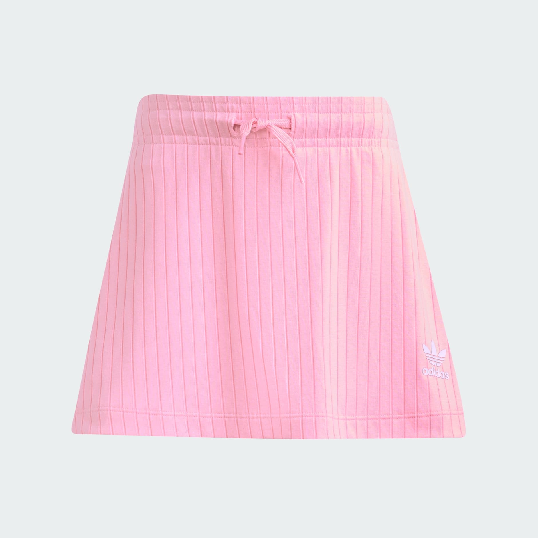 REGULAR RIB SKORT T-SHIRT SET