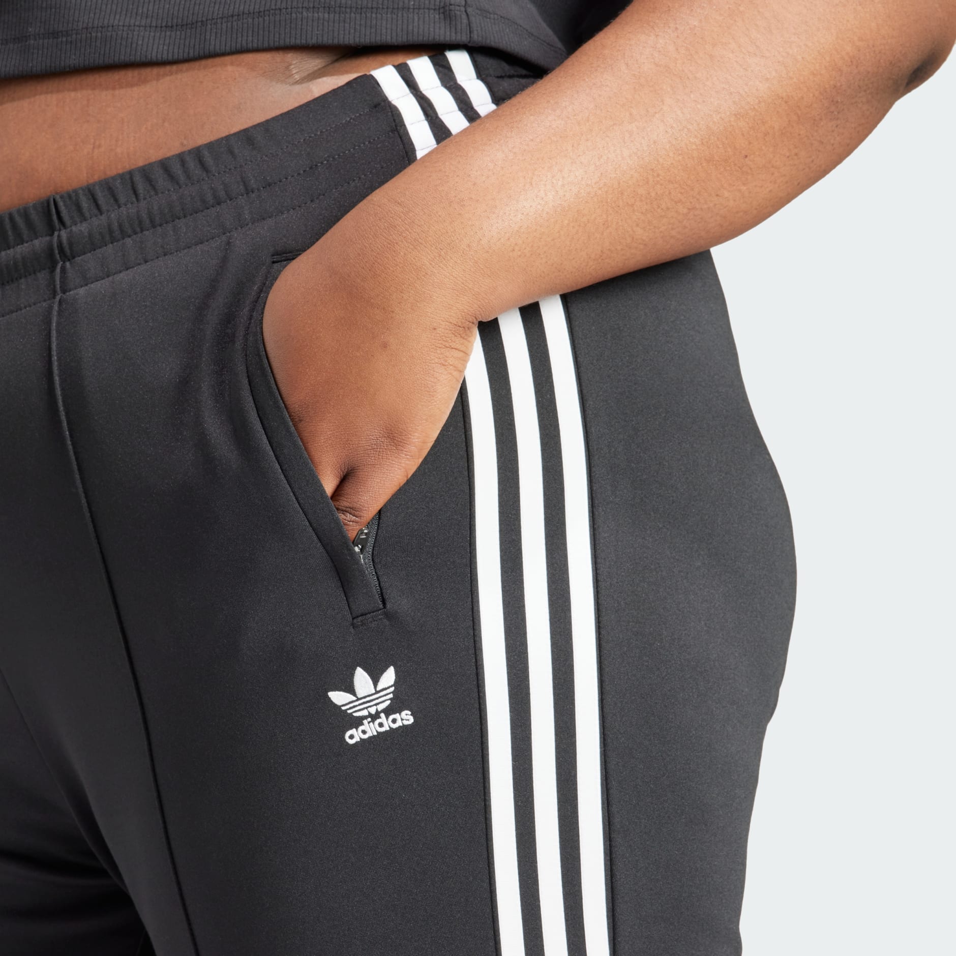 Women's Clothing - Adicolor SST Track Pants (Plus Size) - Black 