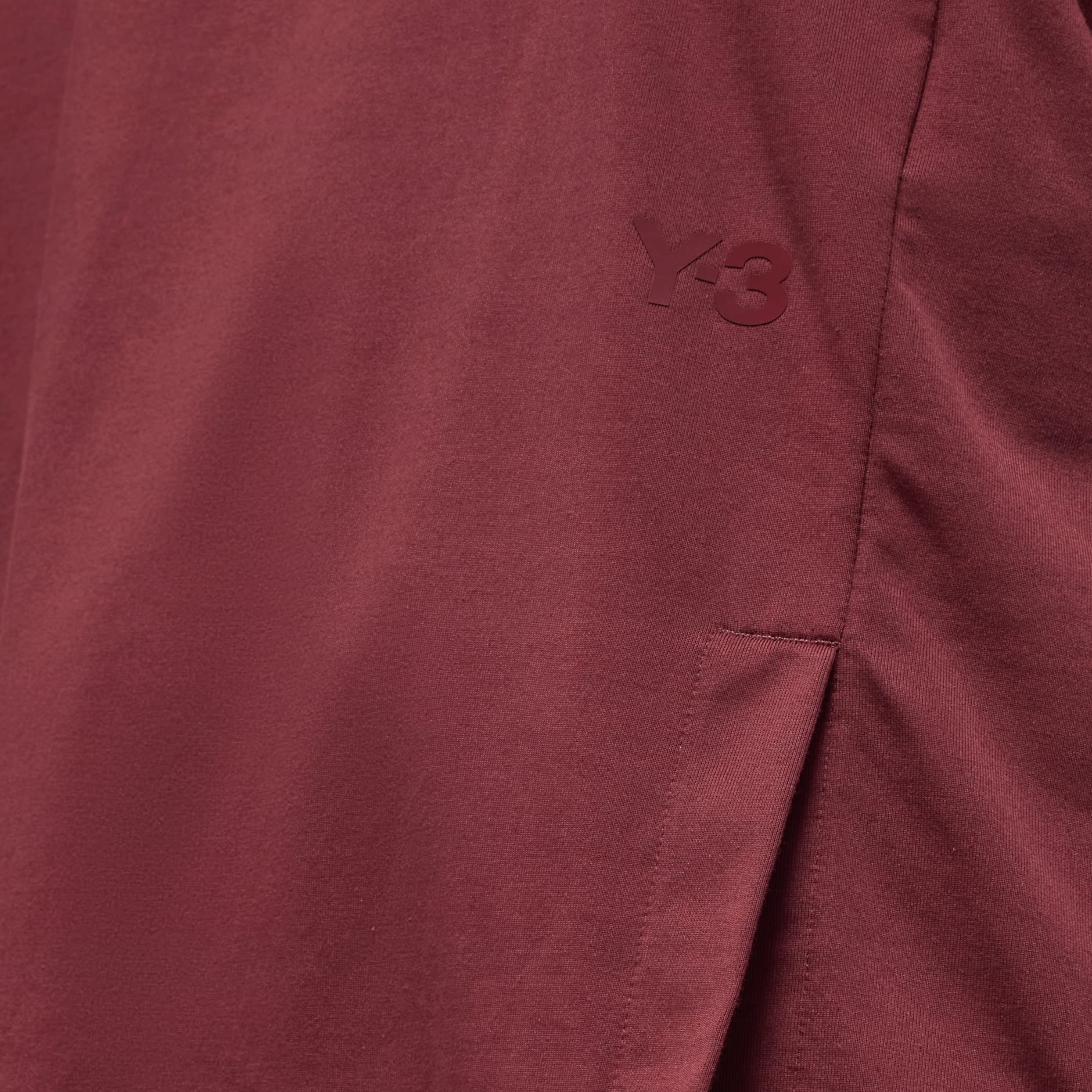 Clothing - Y-3 Premium Loose Short Sleeve Tee - Burgundy | adidas South ...
