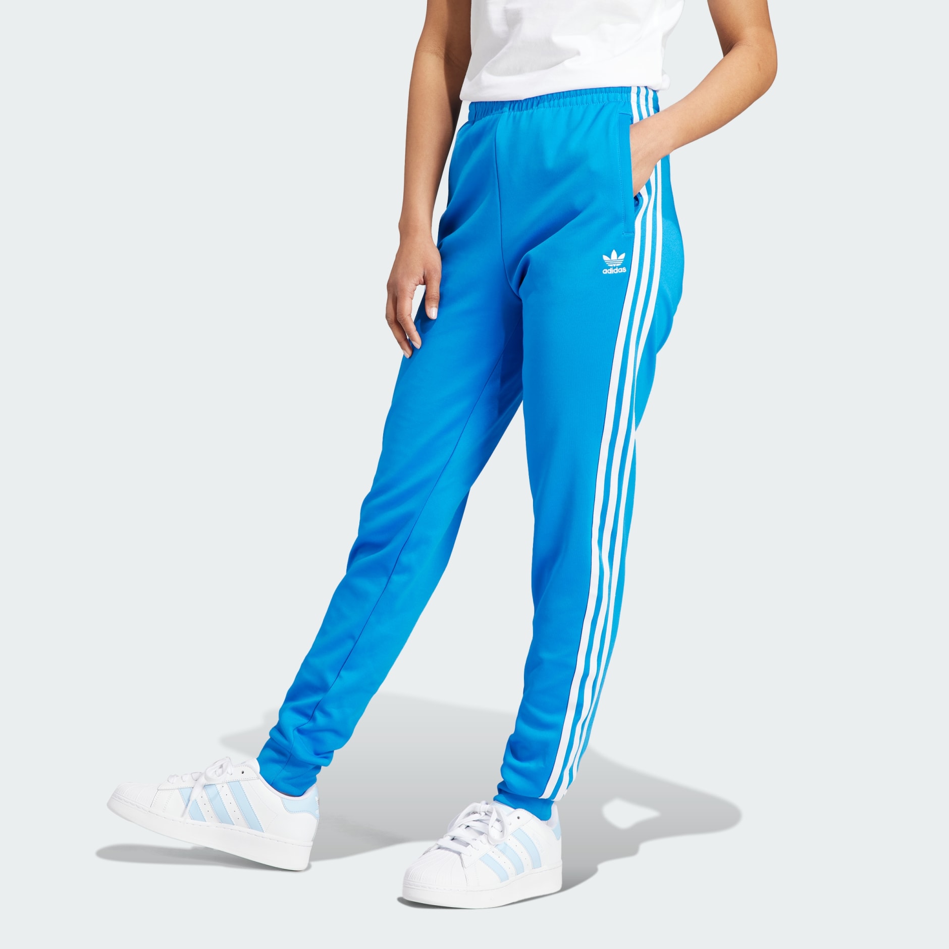 adidas Adicolor Classics Cuffed Track Pants - Blue | adidas KE