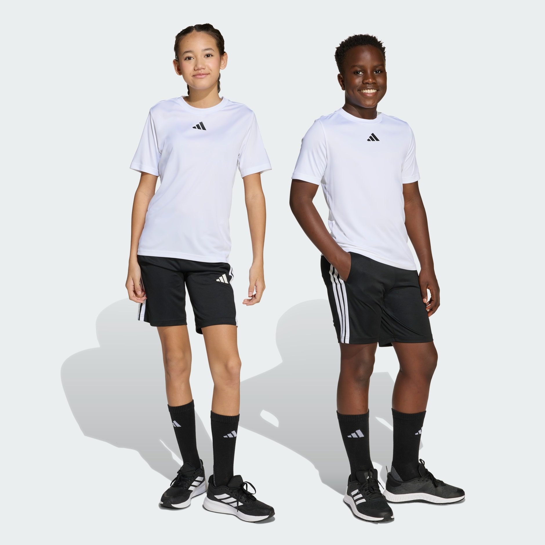 Train Essentials 3-Stripes Tee Set Kids