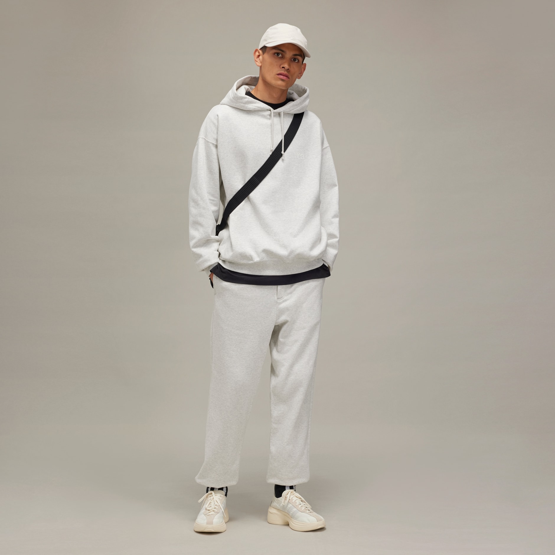 スウェット・トレーナー Y-3 brushed terry hoodie adidas Y-3 Brushed Terry Hoodie - Purple | Free Shipping