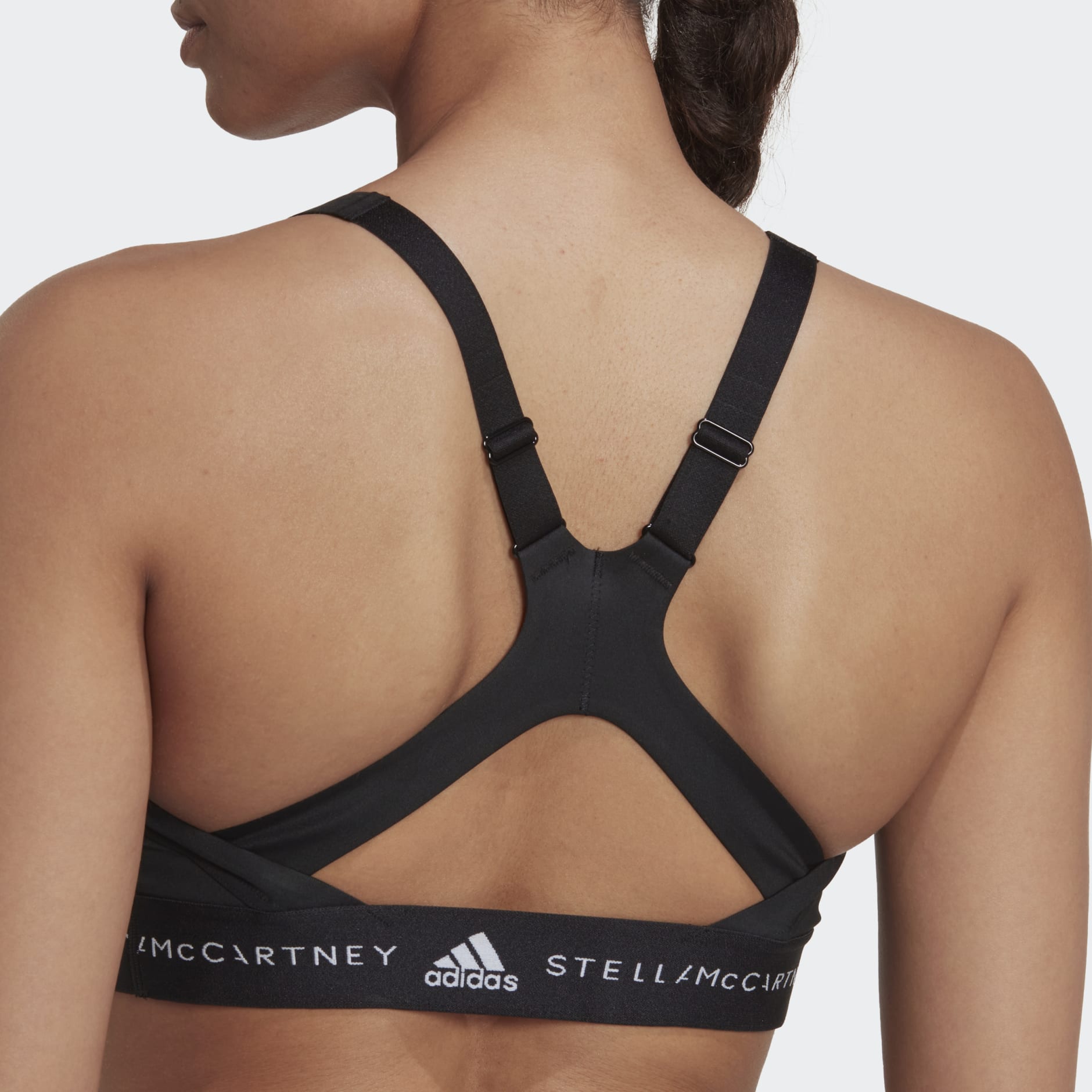 ADIDAS BY STELLA MCCARTNEY + Parley XL-XXXXL TruePurpose perforated stretch  recycled sports bra