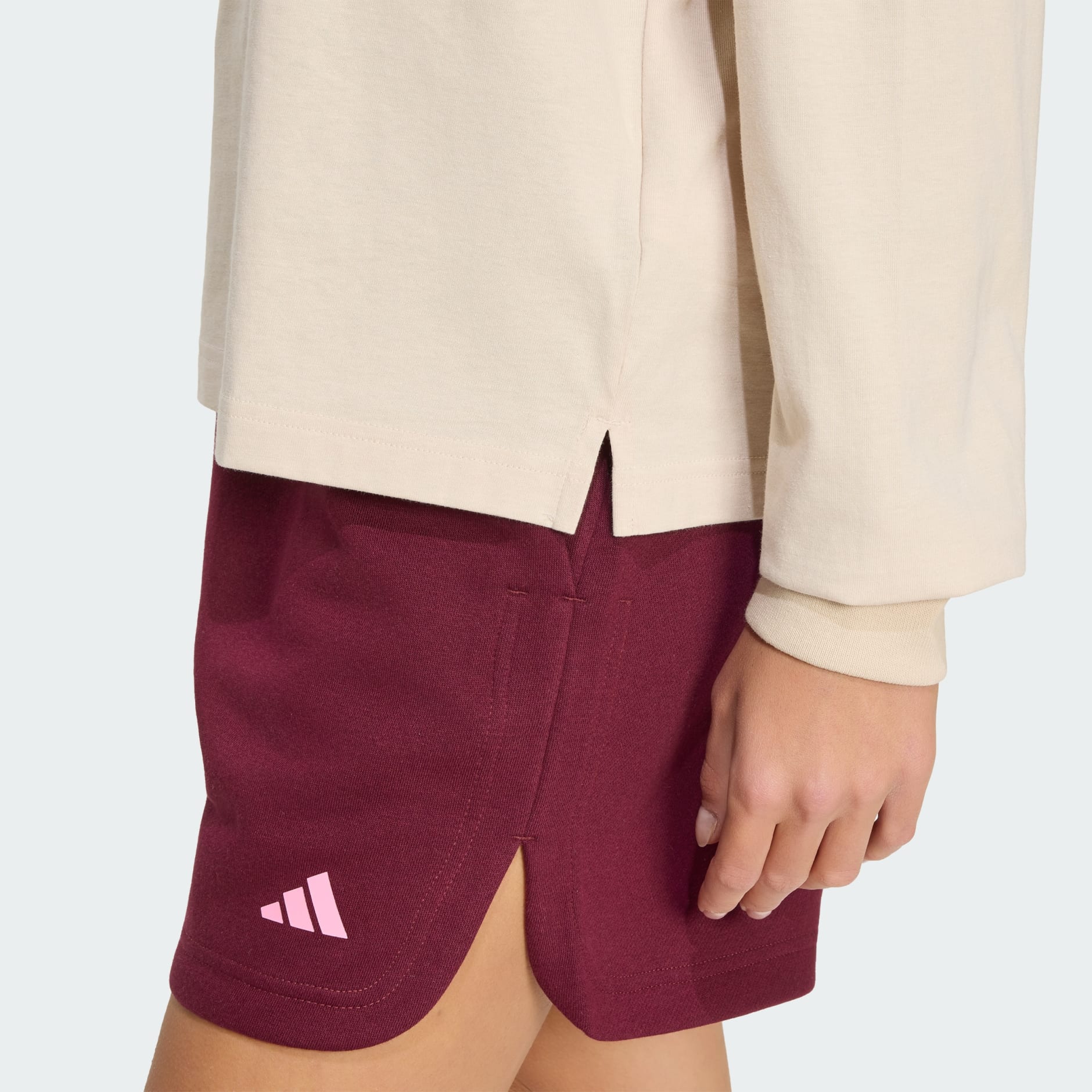 TRICOU CU M&Acirc;NECĂ LUNGĂ 3 STRIPES STUDIO BOYFRIEND