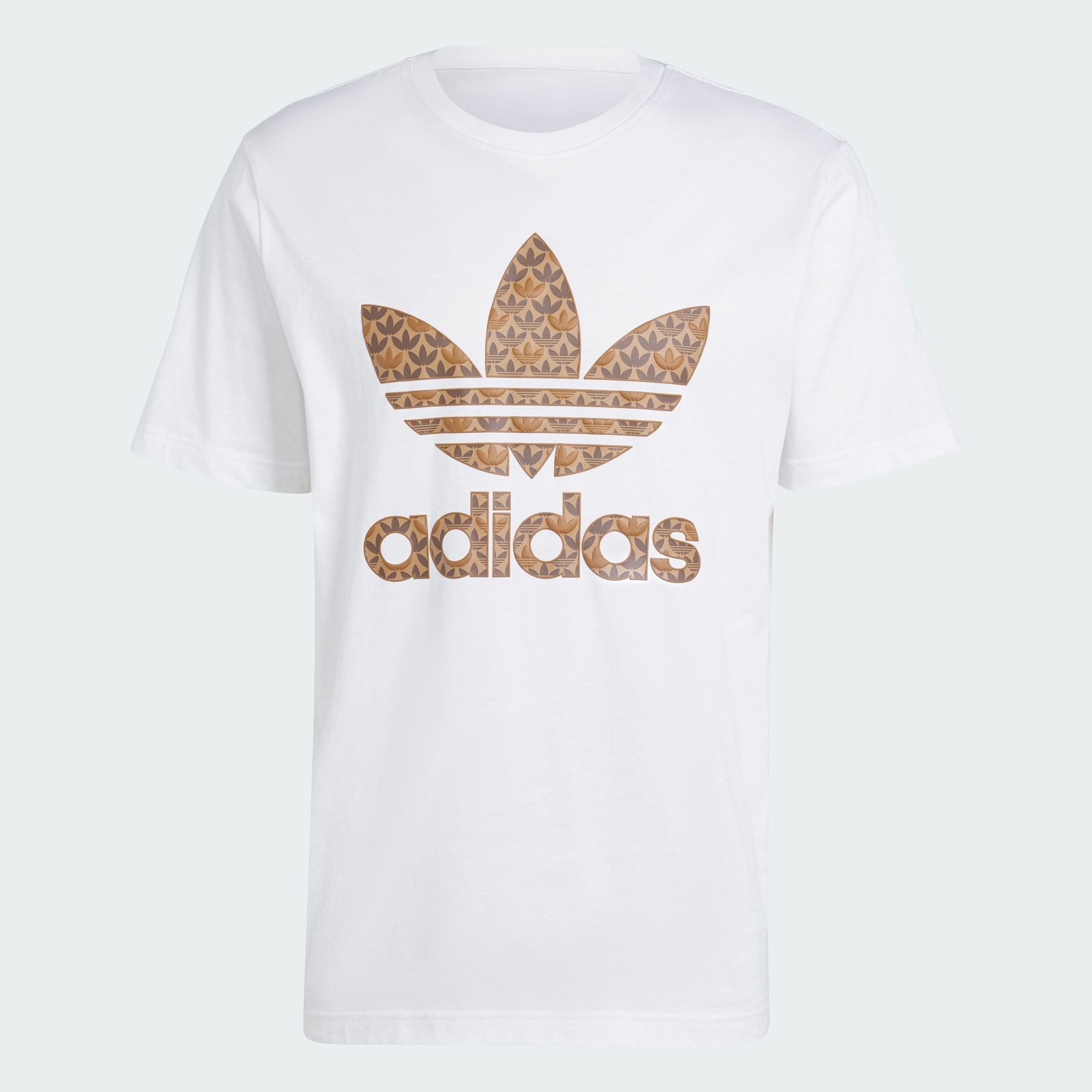 Clothing - Classic Monogram Graphic Tee - White | adidas South Africa